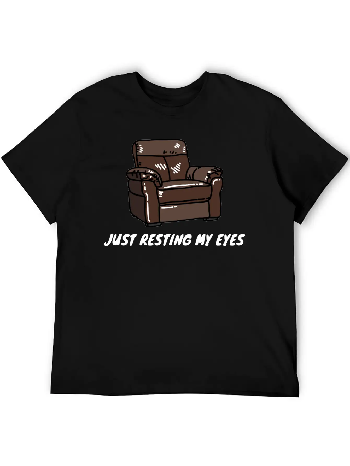 Just Resting My Eyes Casual Graphic T-Shirt – Simple And Comfortable Daily Wear