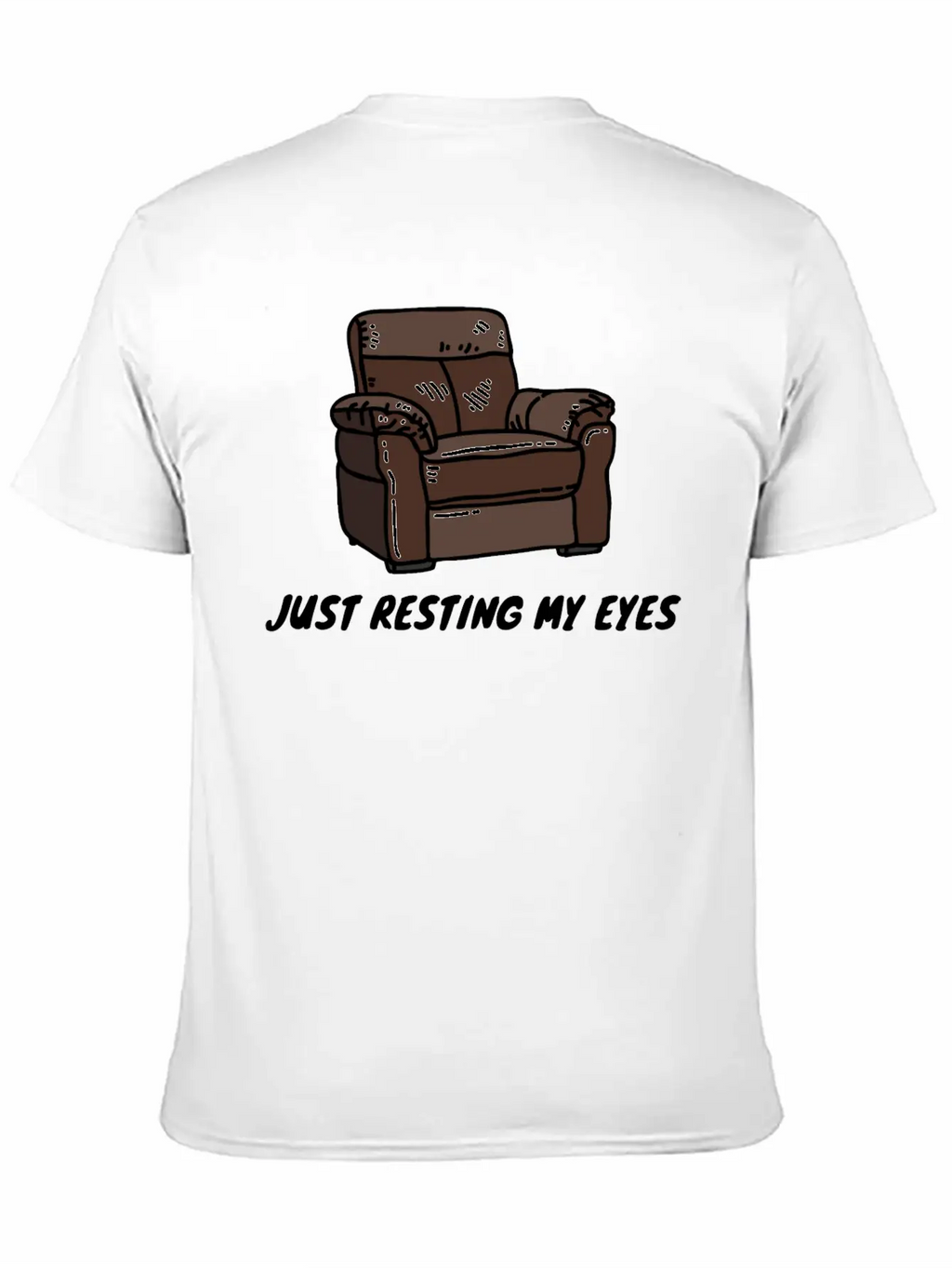 Just Resting My Eyes Casual Graphic T-Shirt – Simple And Comfortable Daily Wear