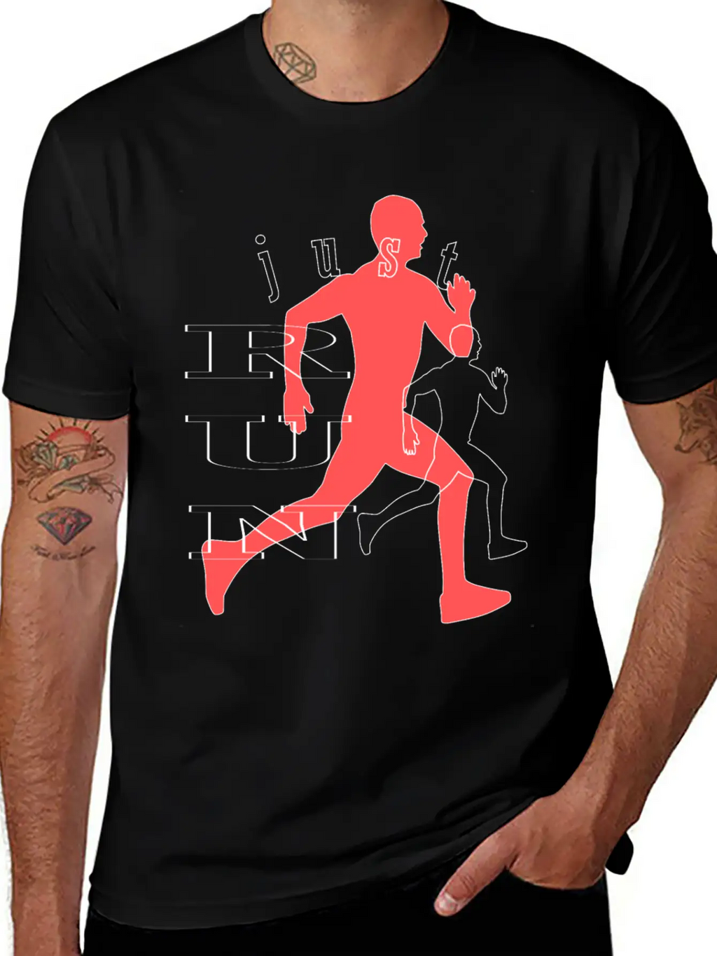Just Run Essential Cotton Tee For Daily Outfits – Unisex Style