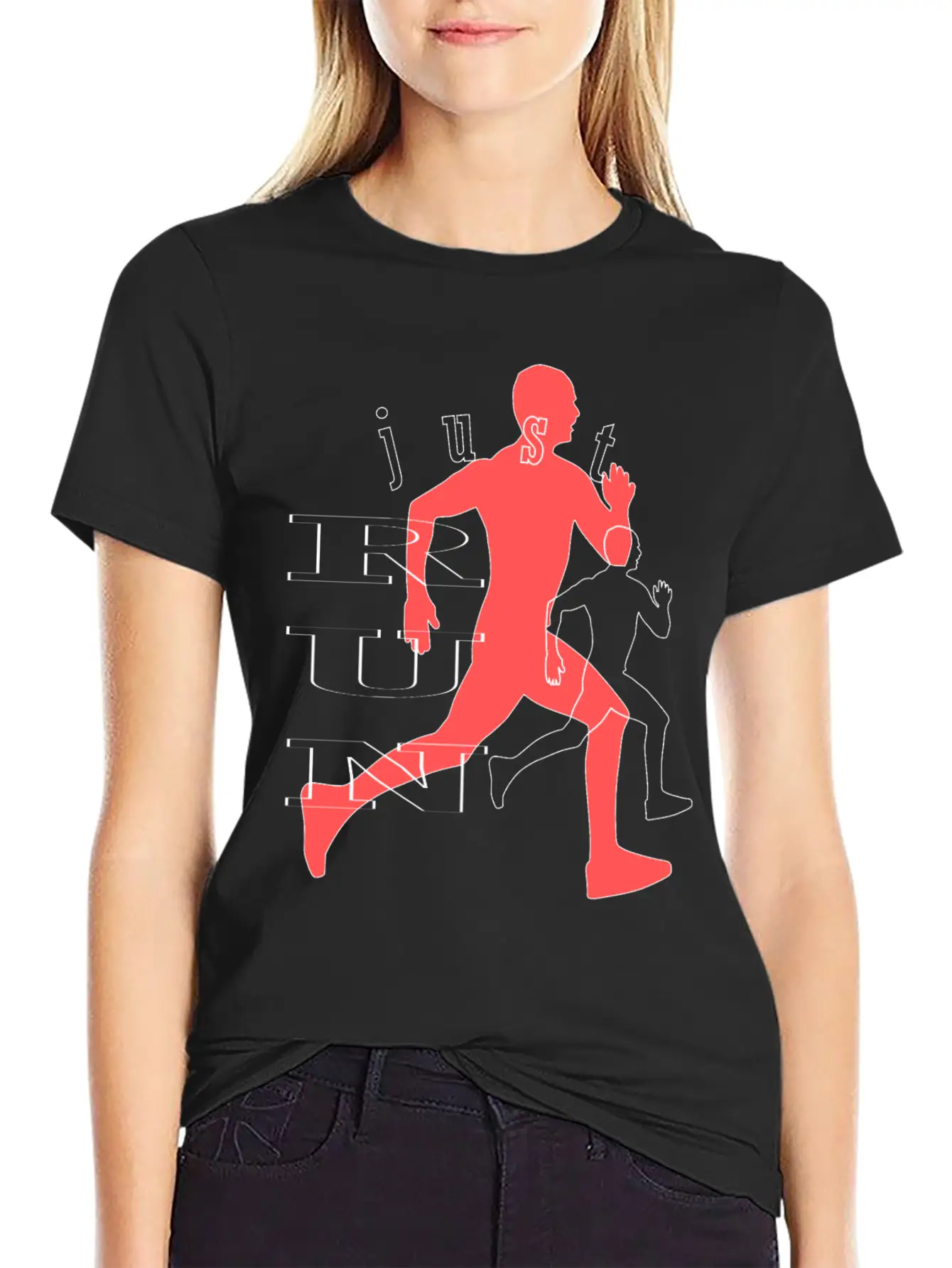 Just Run Essential Cotton Tee For Daily Outfits – Unisex Style