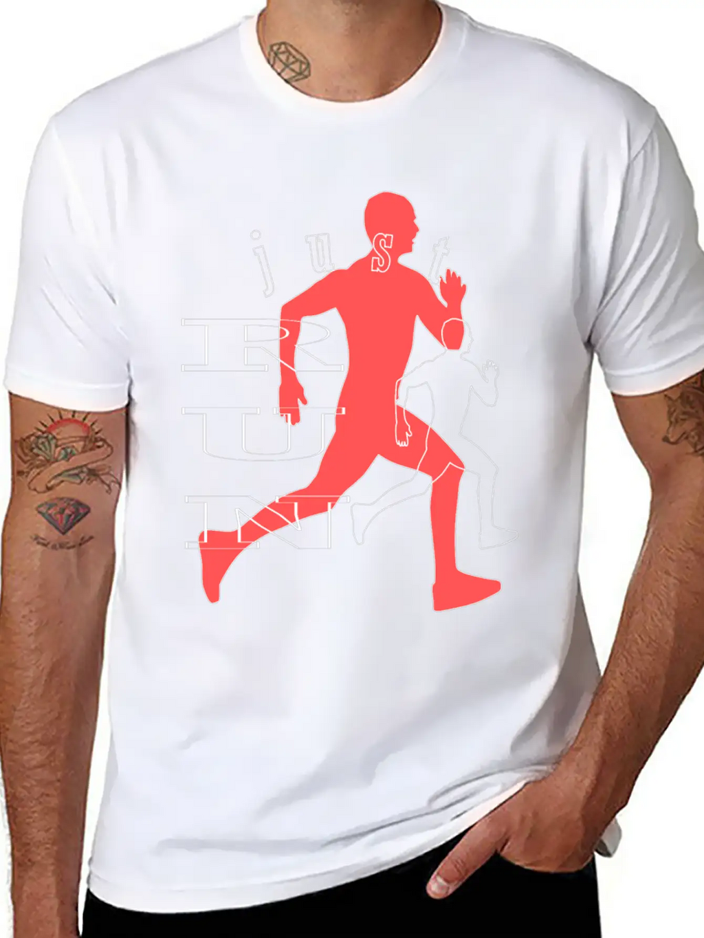 Just Run Essential Cotton Tee For Daily Outfits – Unisex Style