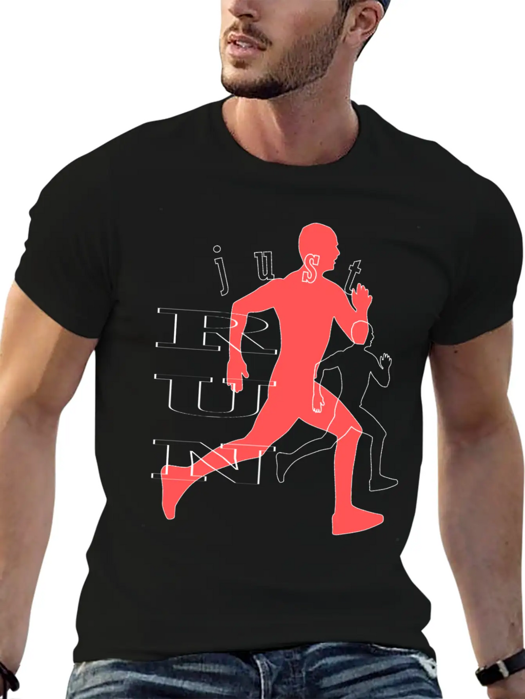 Just Run Essential Cotton Tee For Daily Outfits – Unisex Style