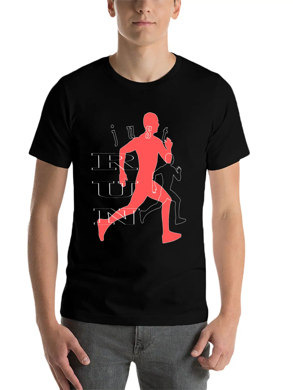 Just Run Essential Cotton Tee For Daily Outfits – Unisex Style