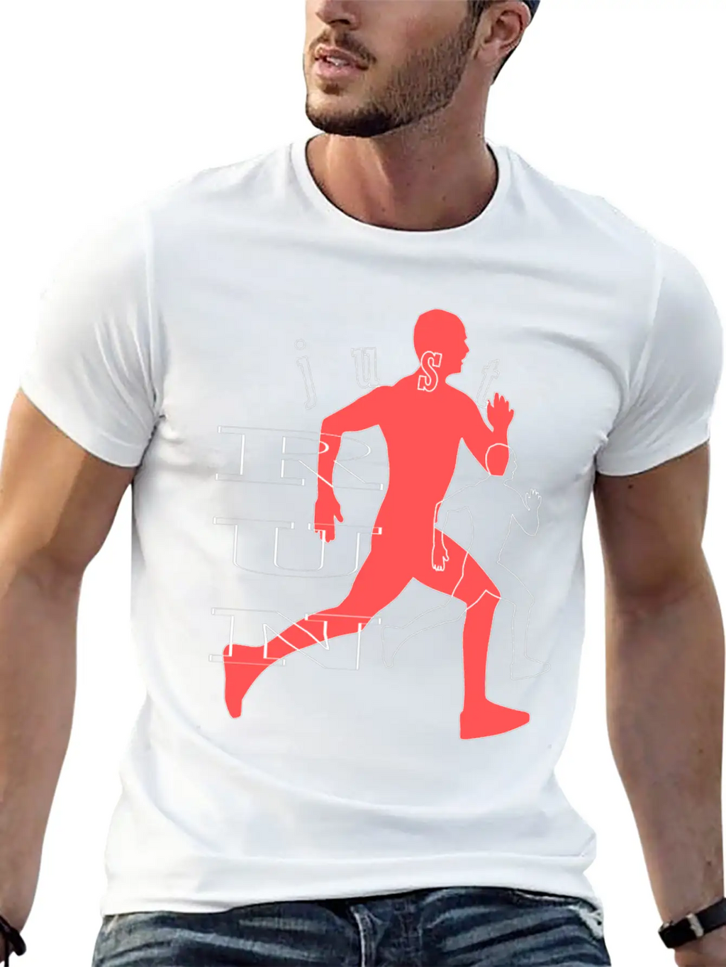 Just Run Essential Cotton Tee For Daily Outfits – Unisex Style