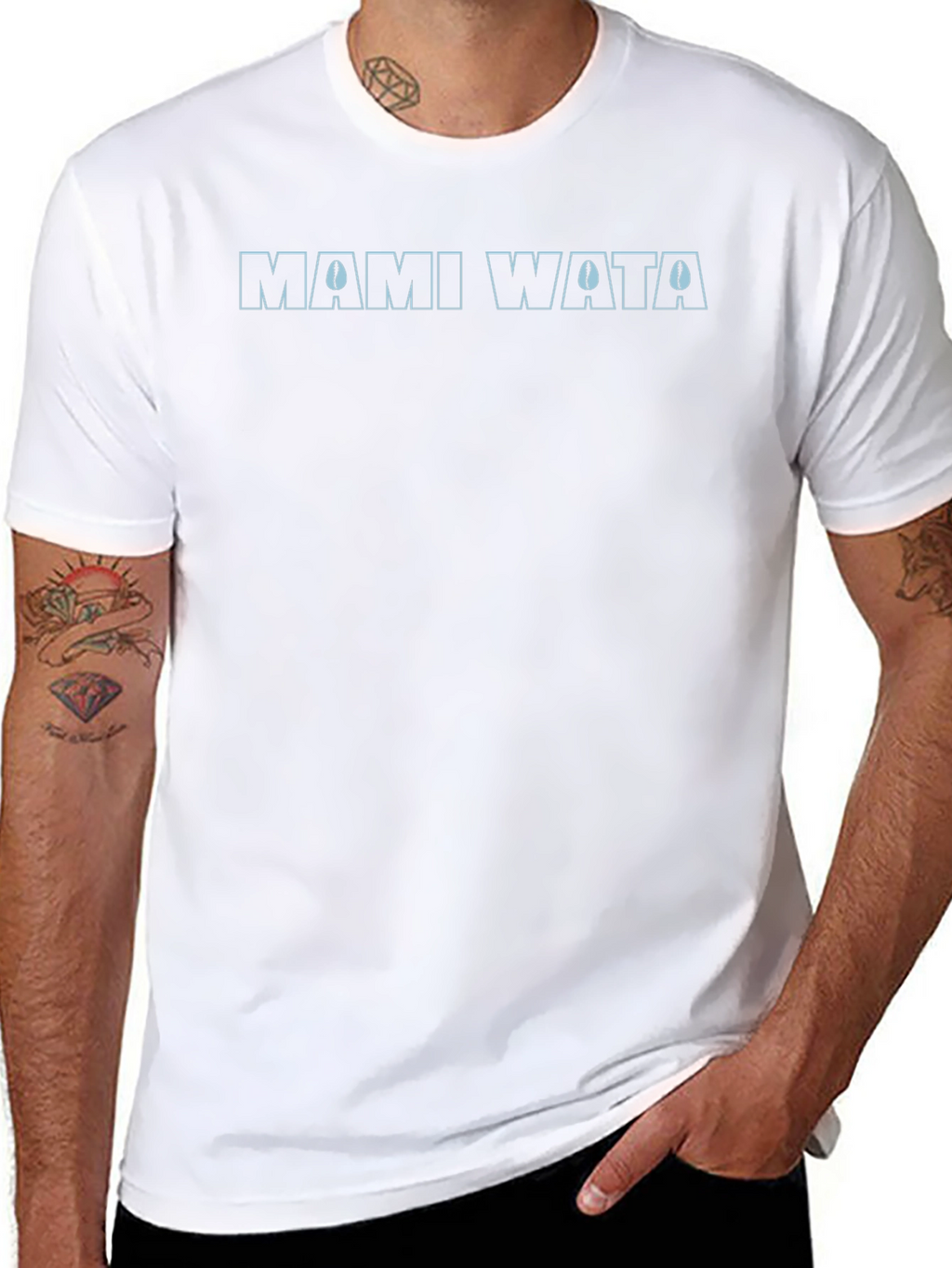 Mami Wata Graphic Tee - Black