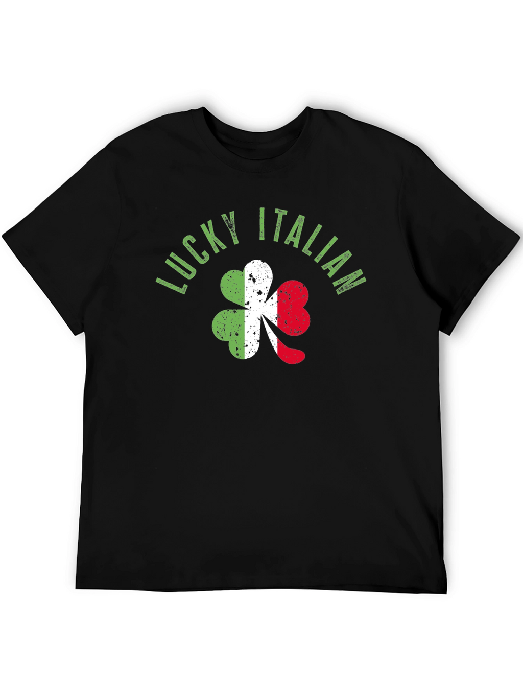 Lucky Italian T-Shirt Shamrock Ireland Roots