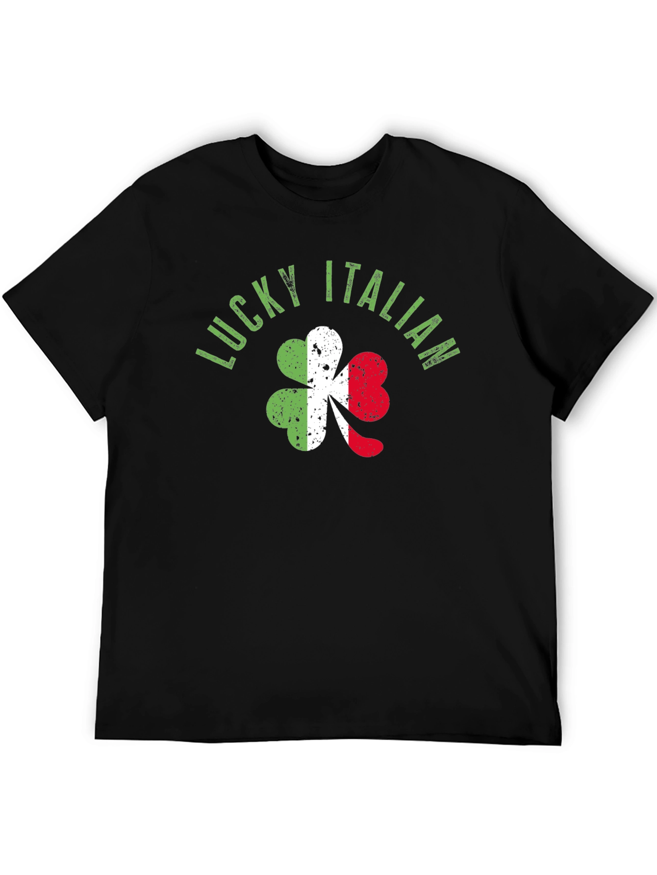 Lucky Italian T-Shirt Shamrock Ireland Roots