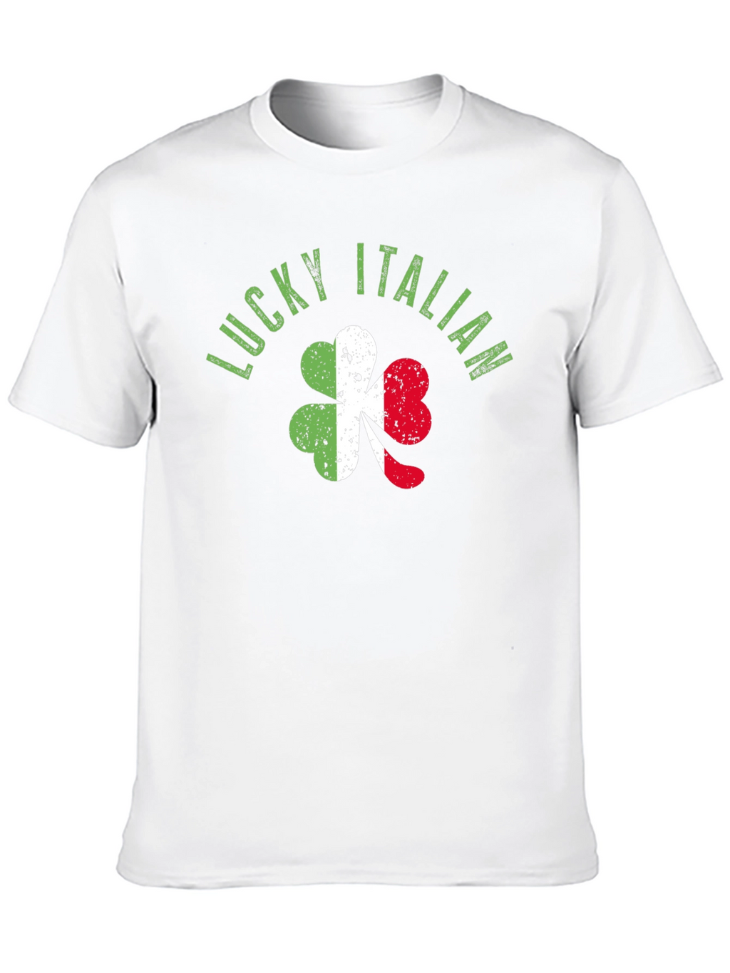Lucky Italian T-Shirt Shamrock Ireland Roots