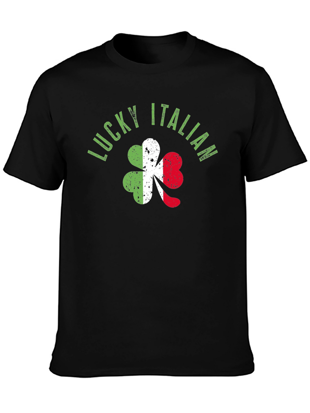 Lucky Italian T-Shirt Shamrock Ireland Roots