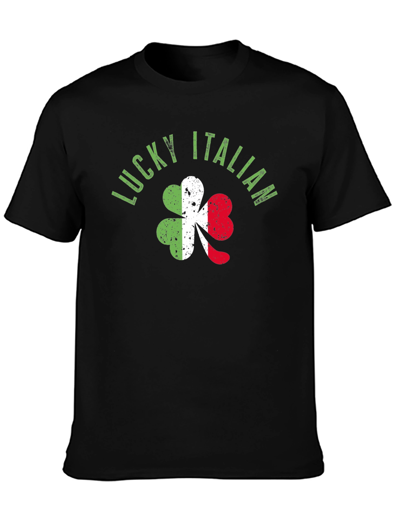 Lucky Italian T-Shirt Shamrock Ireland Roots