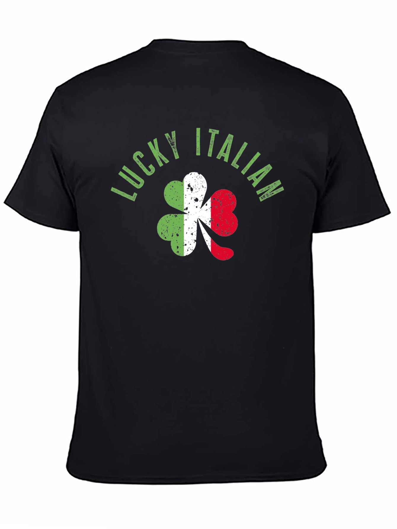 Lucky Italian T-Shirt Shamrock Ireland Roots