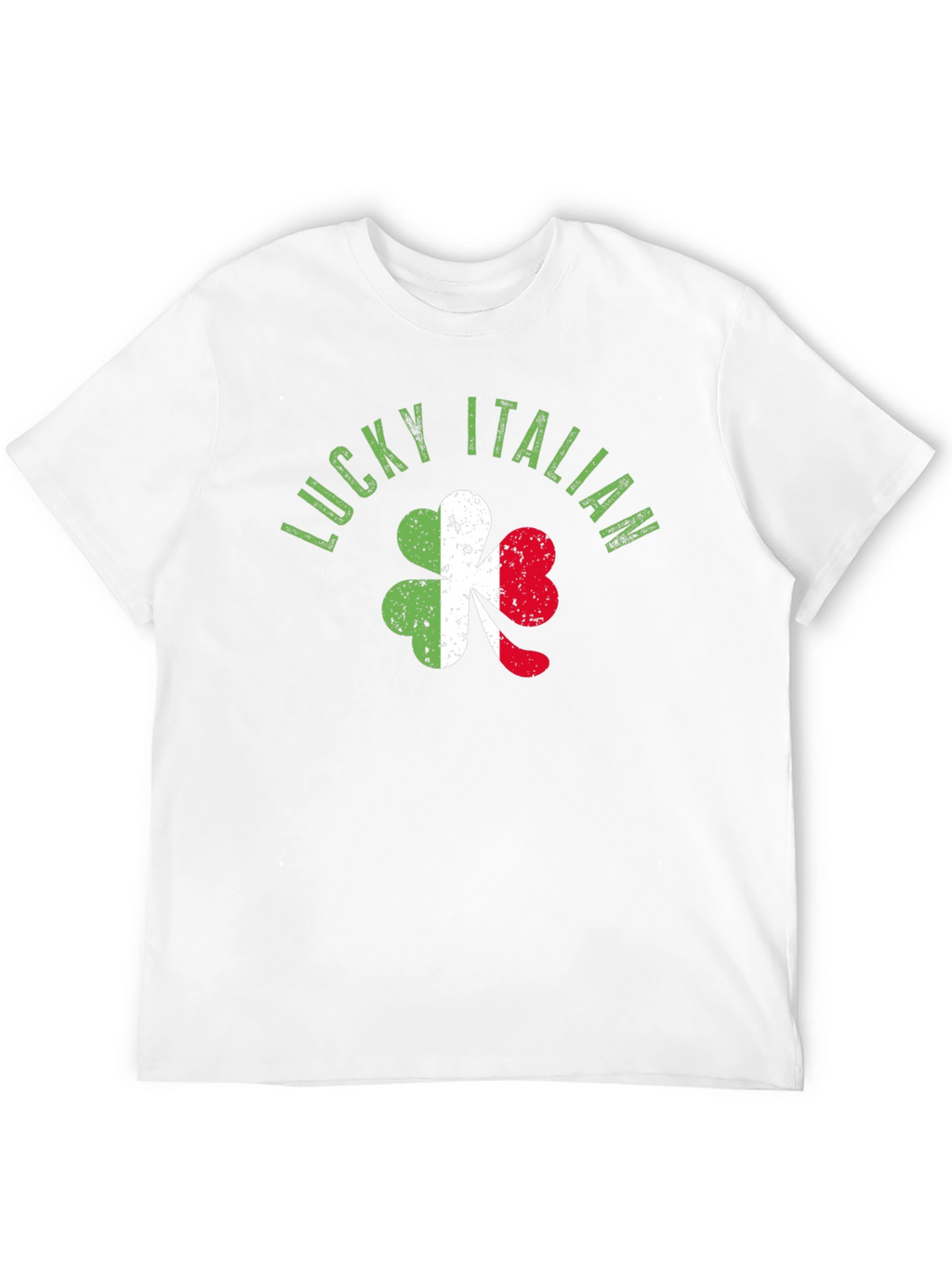 Lucky Italian T-Shirt Shamrock Ireland Roots