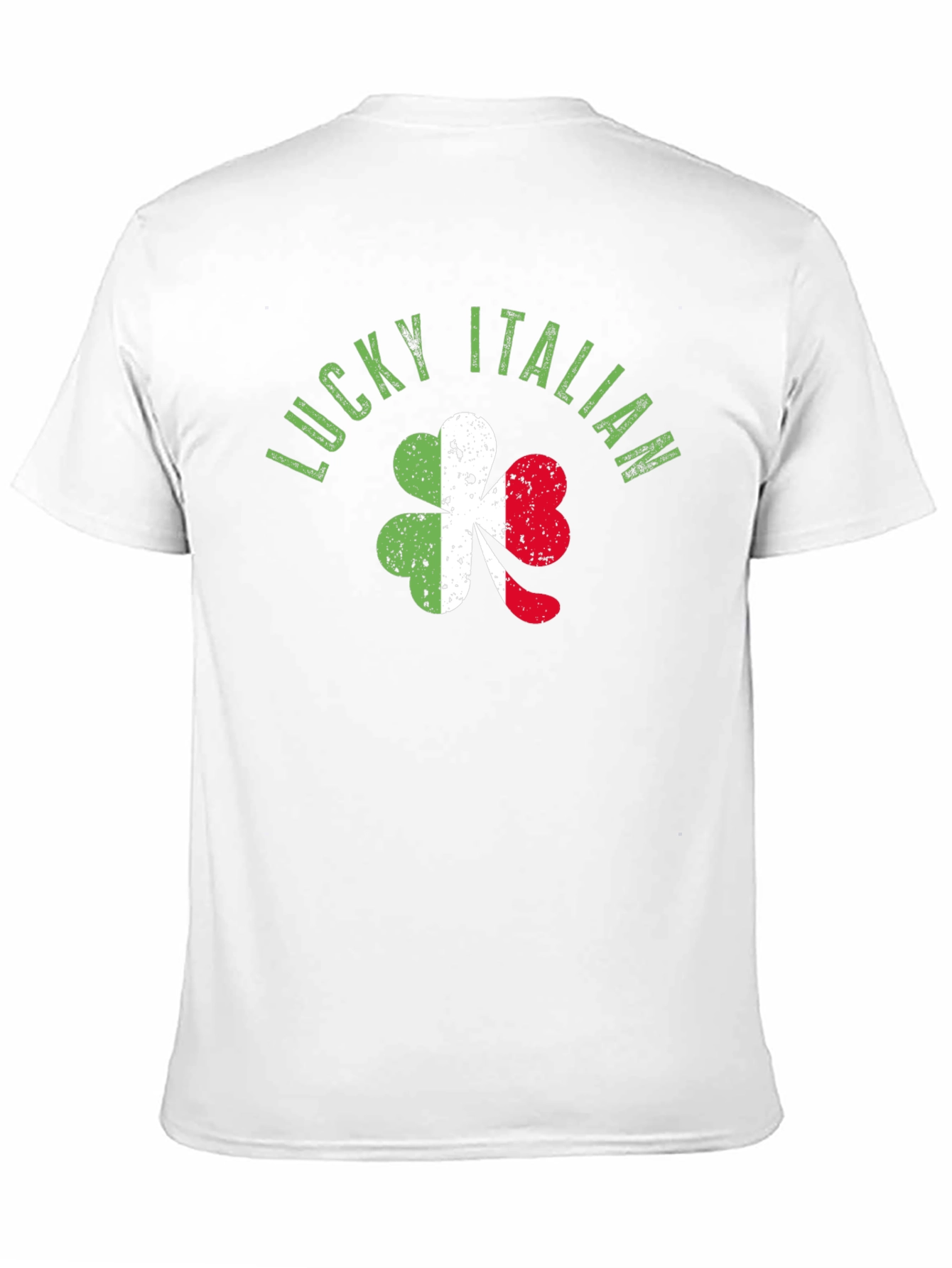 Lucky Italian T-Shirt Shamrock Ireland Roots