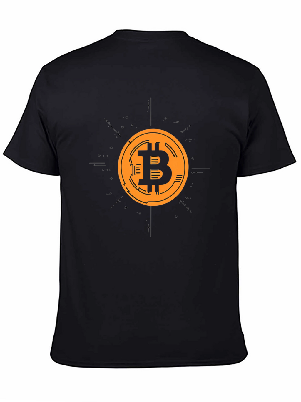 Bitcoin Crypto Black T-Shirt