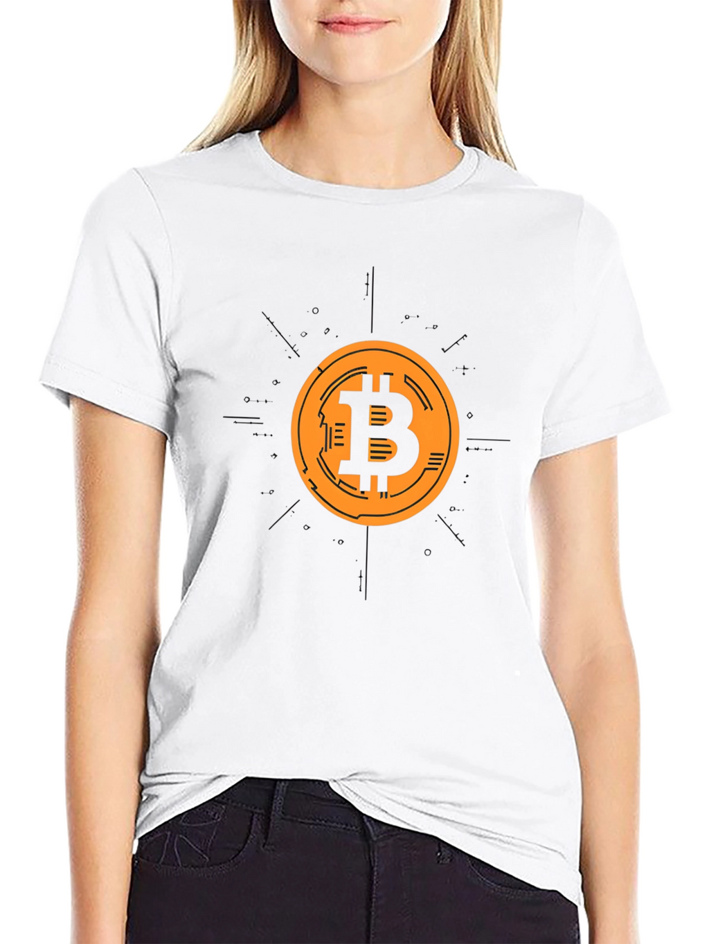 Bitcoin Crypto Black T-Shirt