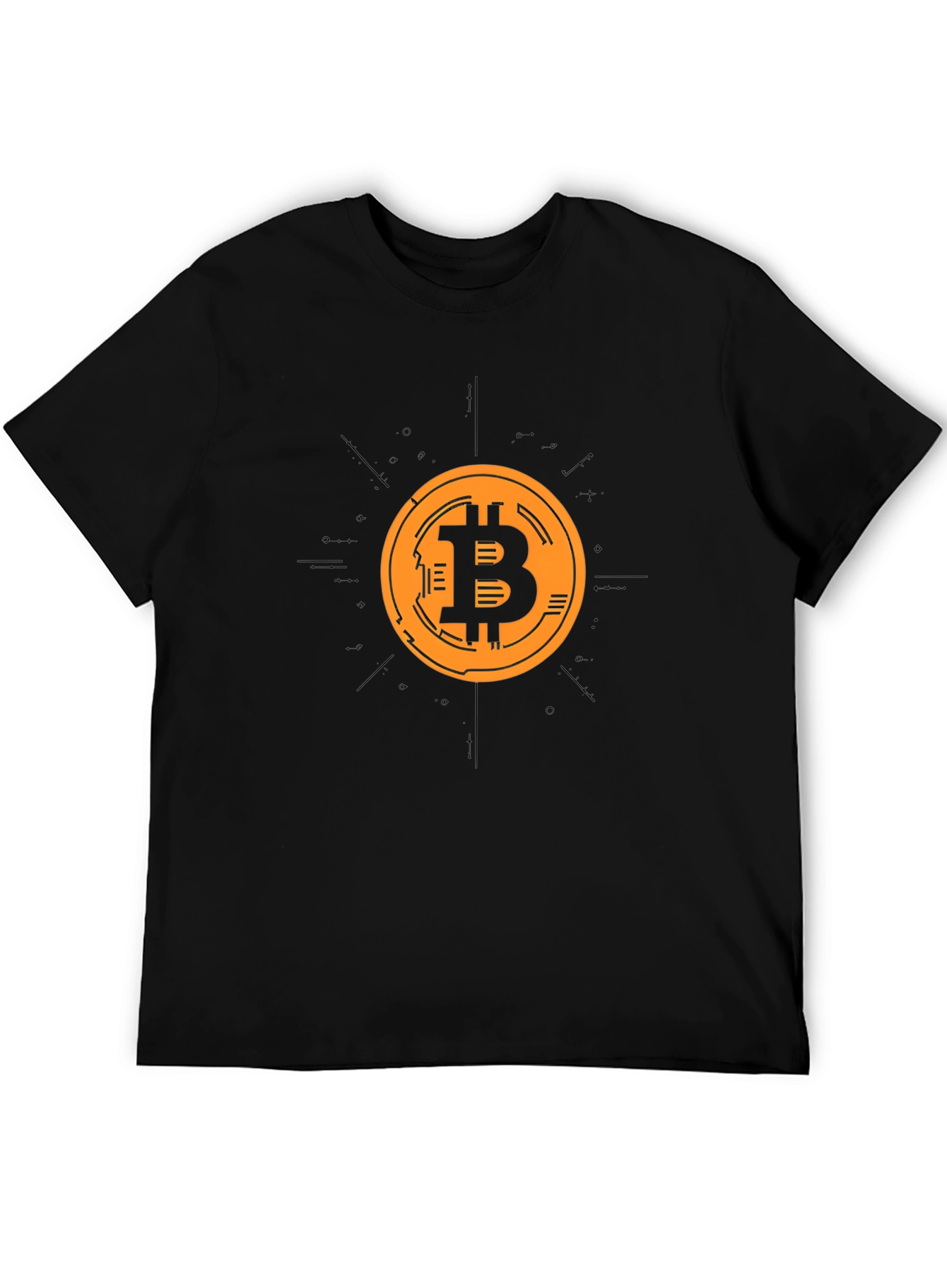 Bitcoin Crypto Black T-Shirt