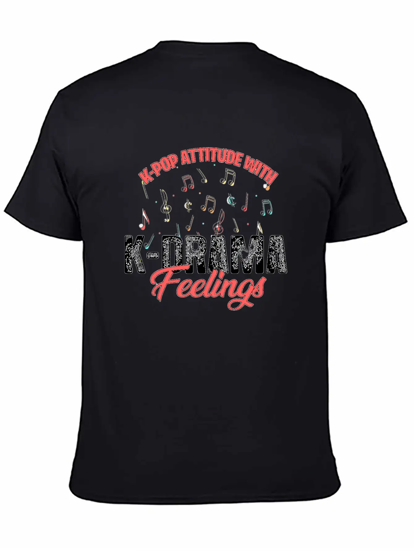 K-pop Attitude With K-drama Feelings For Light Unisex Casual T-Shirt – Clean Design For Daily Comfort