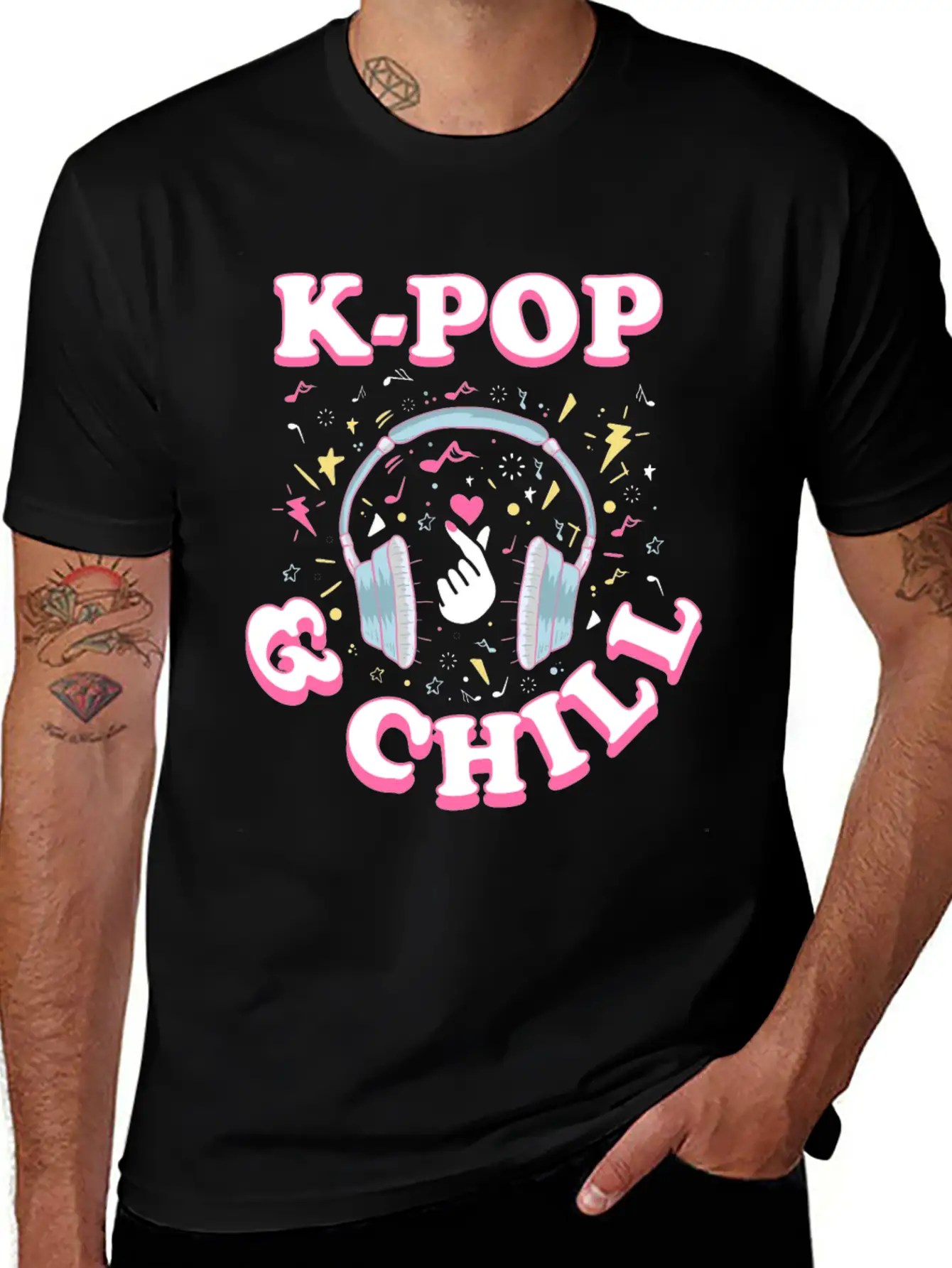 K-pop Casual Graphic T-Shirt – Simple And Comfortable Daily Wear