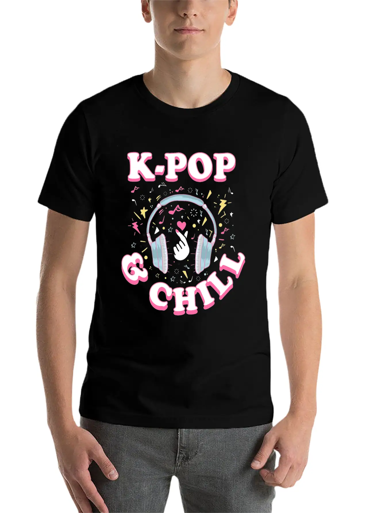 K-pop Casual Graphic T-Shirt – Simple And Comfortable Daily Wear