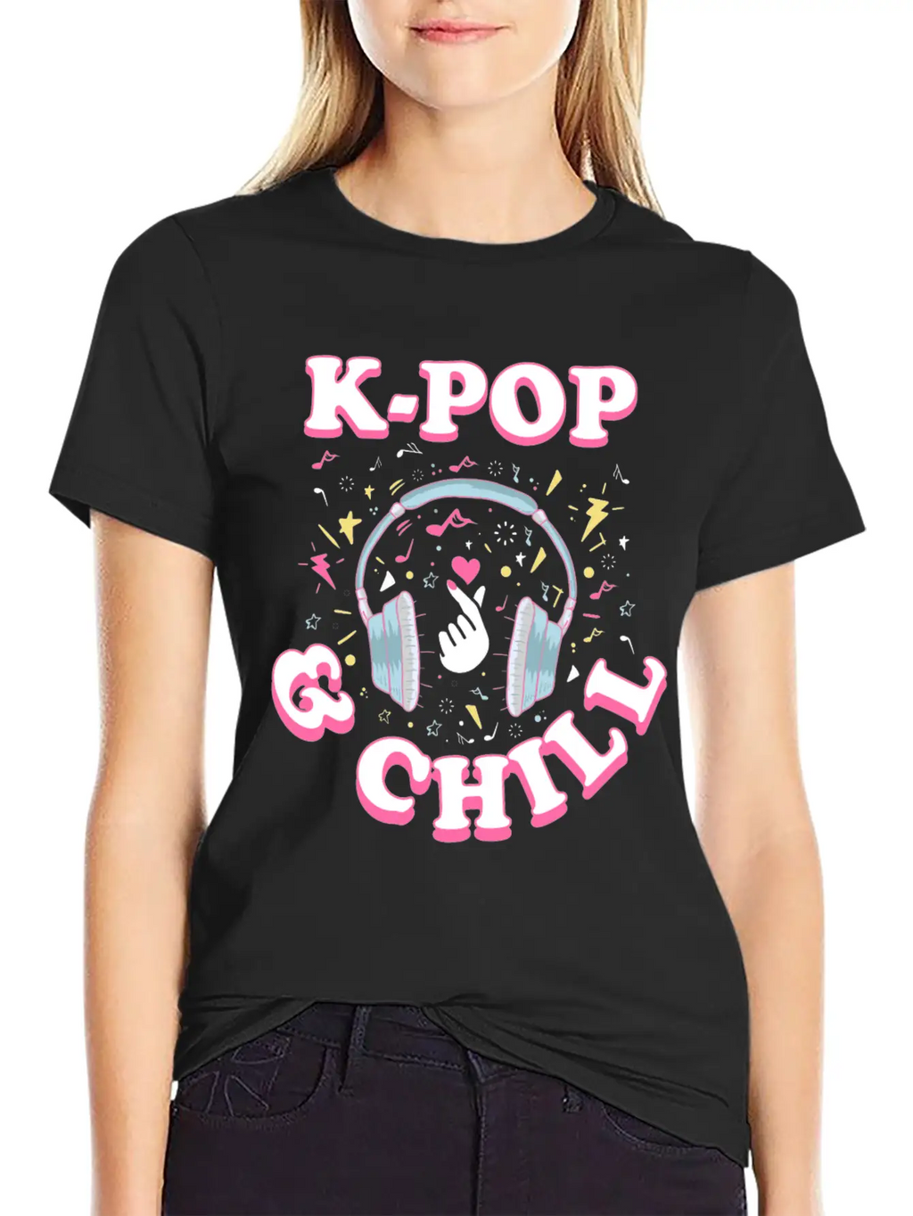 K-pop Casual Graphic T-Shirt – Simple And Comfortable Daily Wear