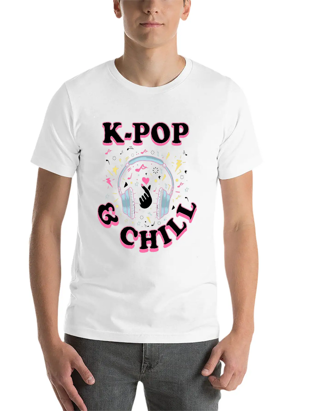 K-pop Casual Graphic T-Shirt – Simple And Comfortable Daily Wear