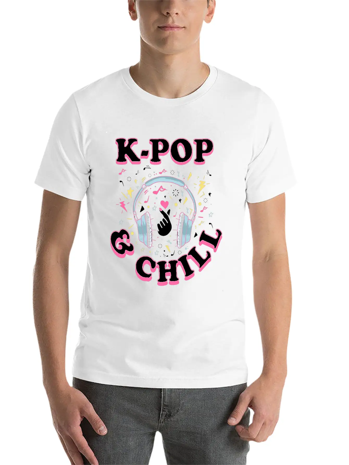 K-pop Casual Graphic T-Shirt – Simple And Comfortable Daily Wear