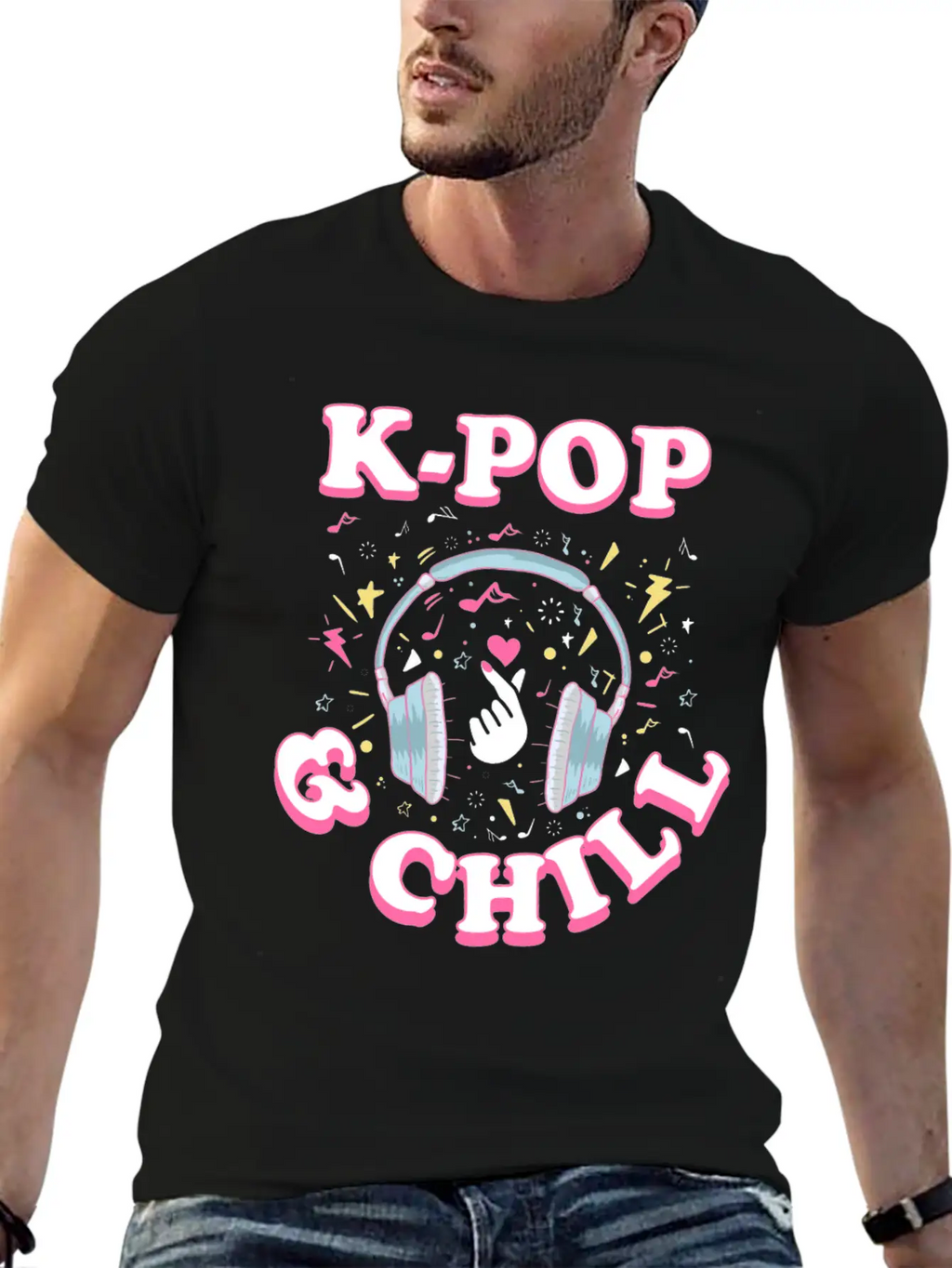 K-pop Casual Graphic T-Shirt – Simple And Comfortable Daily Wear