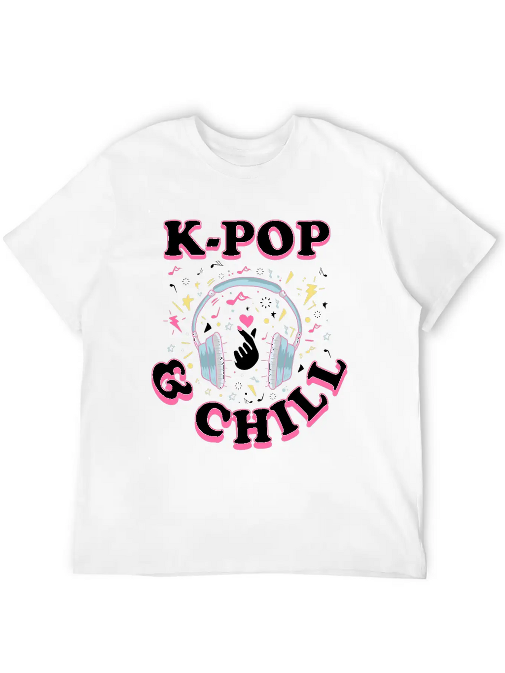 K-pop Casual Graphic T-Shirt – Simple And Comfortable Daily Wear