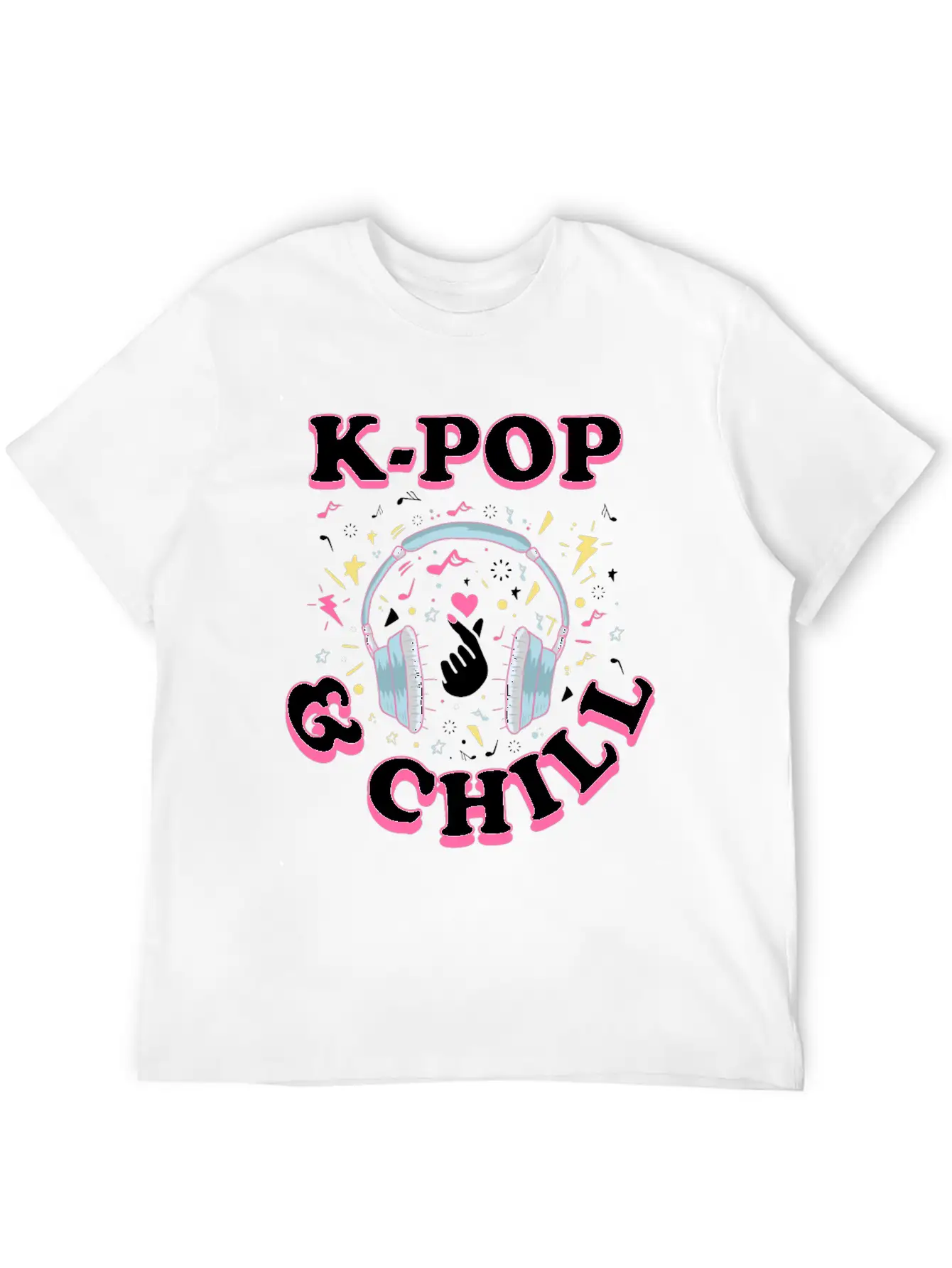 K-pop Casual Graphic T-Shirt – Simple And Comfortable Daily Wear