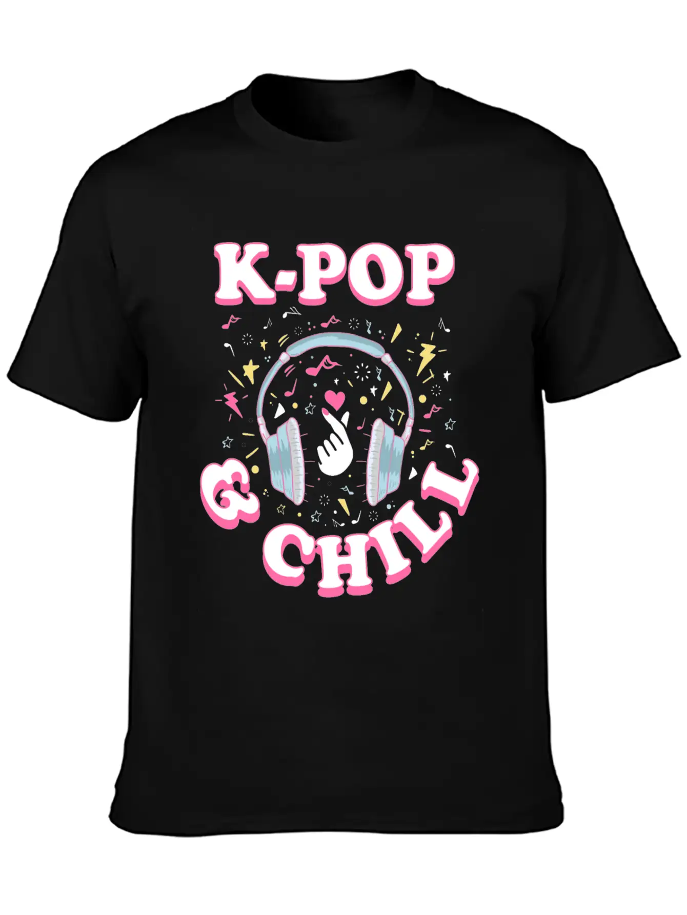 K-pop Casual Graphic T-Shirt – Simple And Comfortable Daily Wear