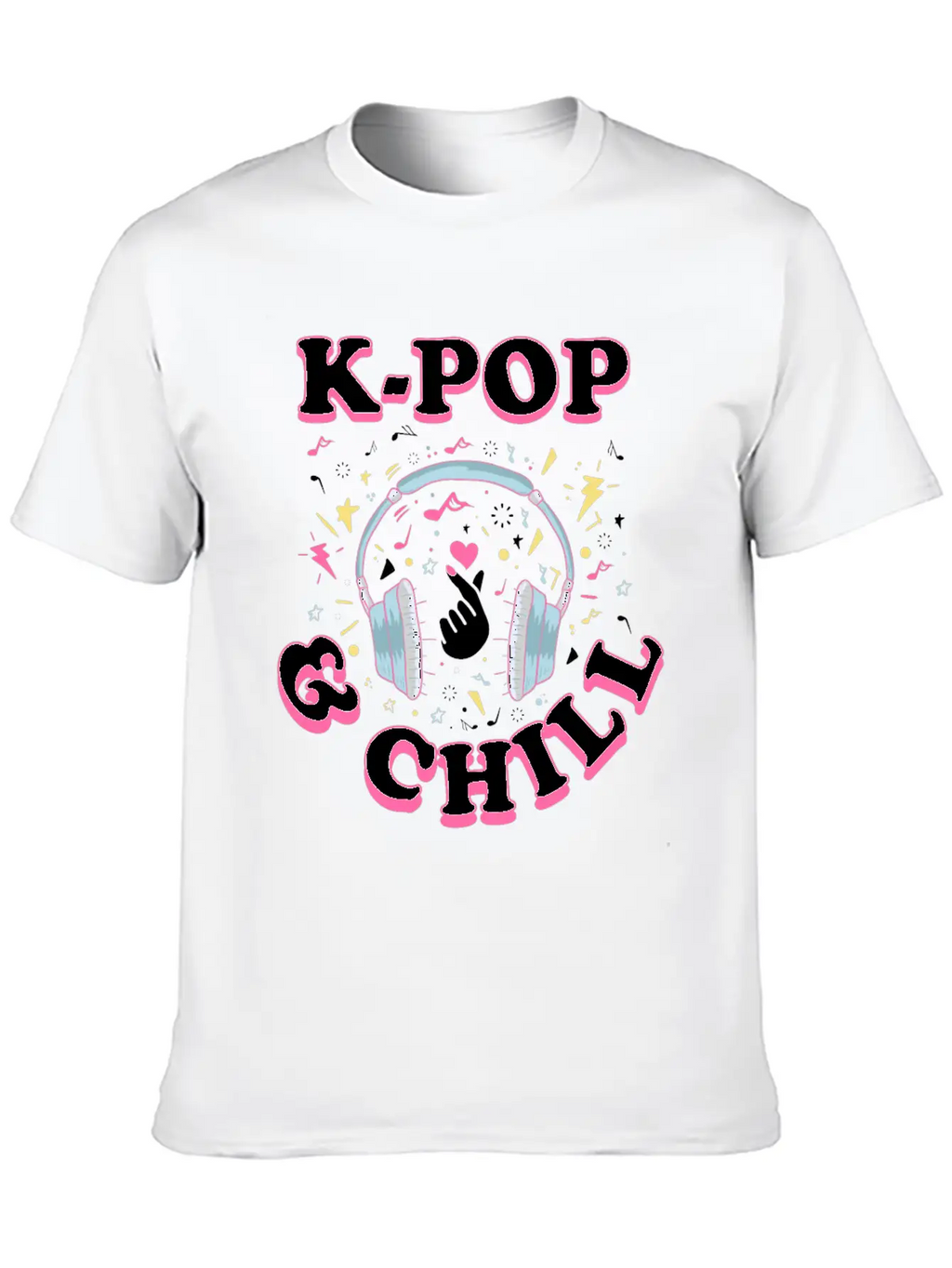 K-pop Casual Graphic T-Shirt – Simple And Comfortable Daily Wear