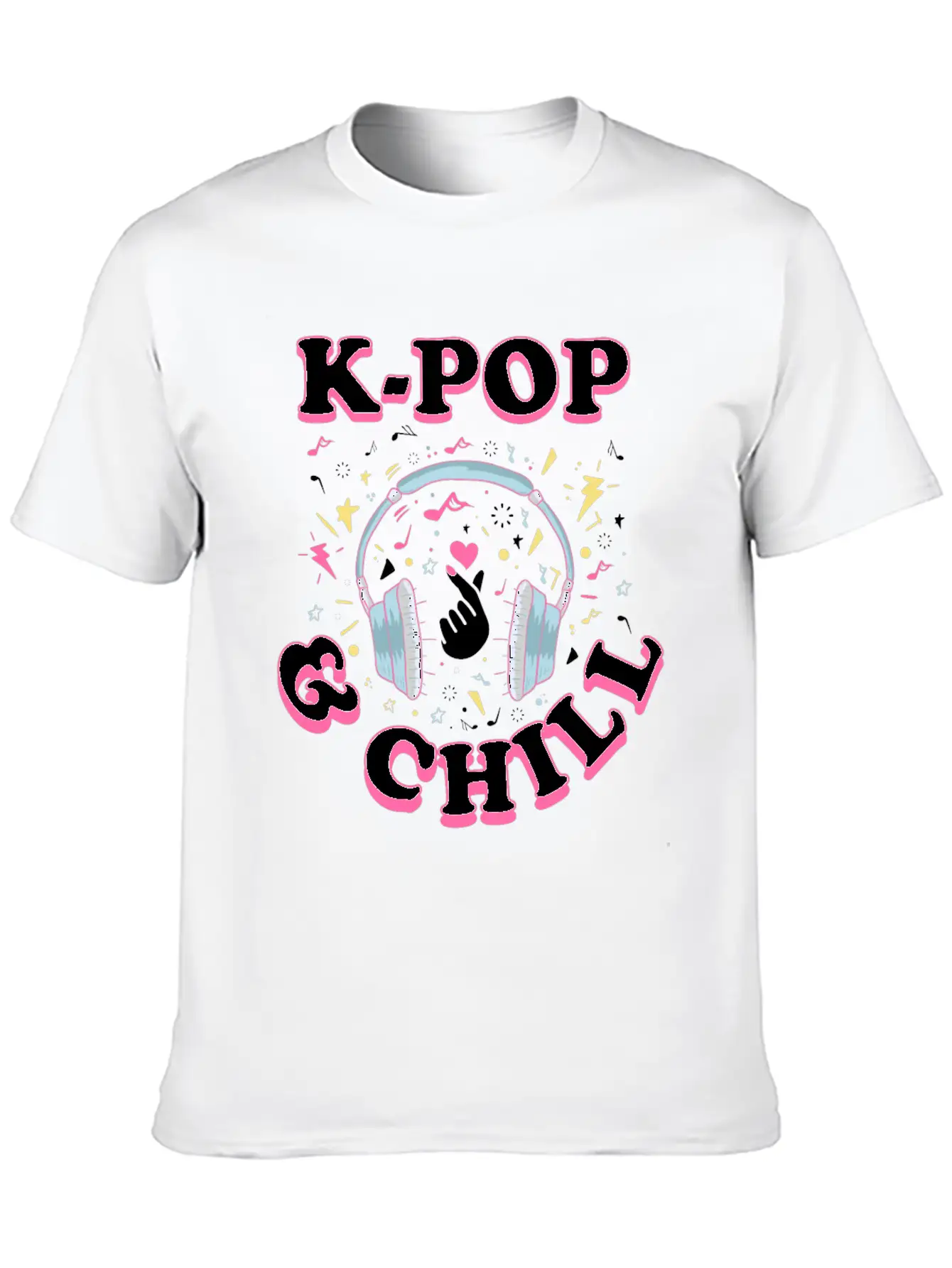 K-pop Casual Graphic T-Shirt – Simple And Comfortable Daily Wear