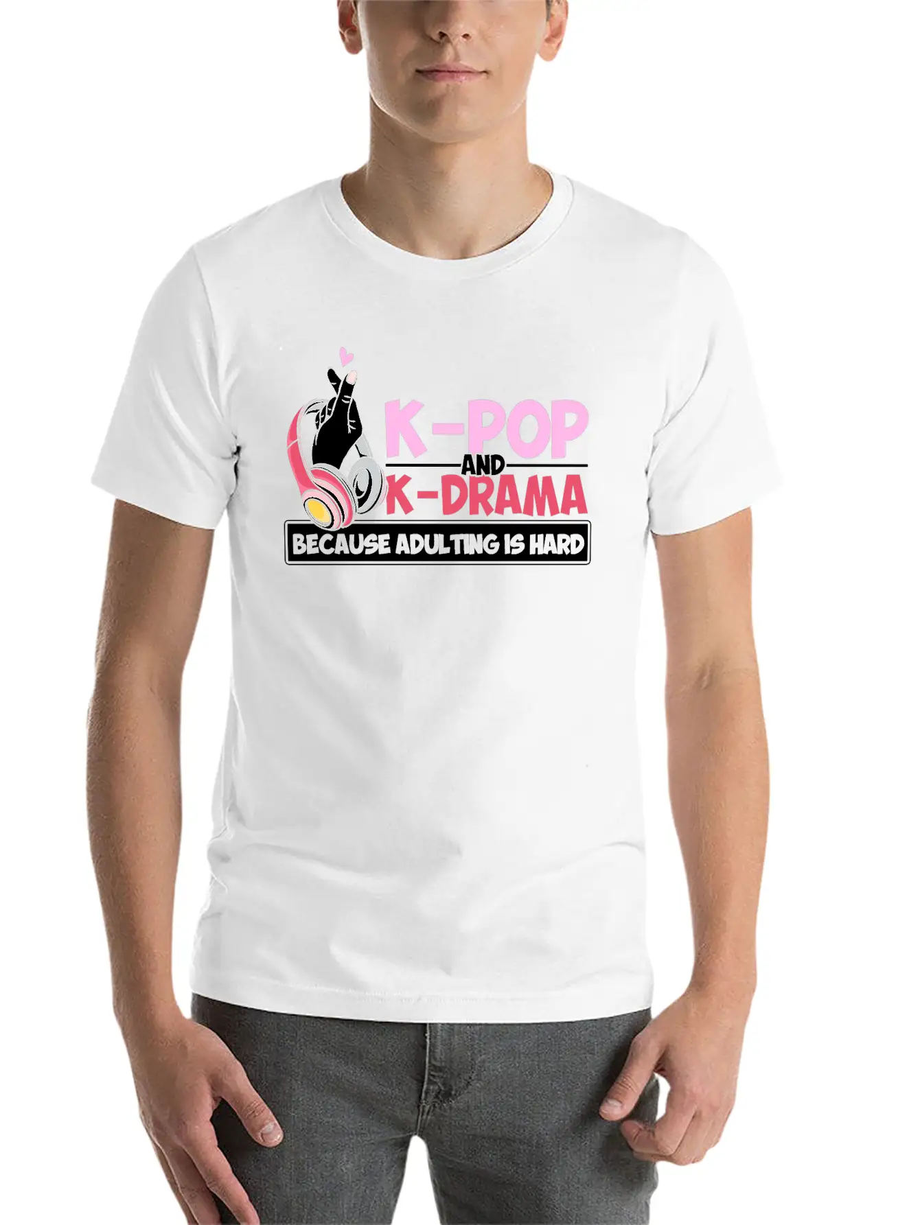 K-Pop Fan K-Pop Merch K-Pop Gift Casual Graphic T-Shirt – Simple And Comfortable Daily Wear