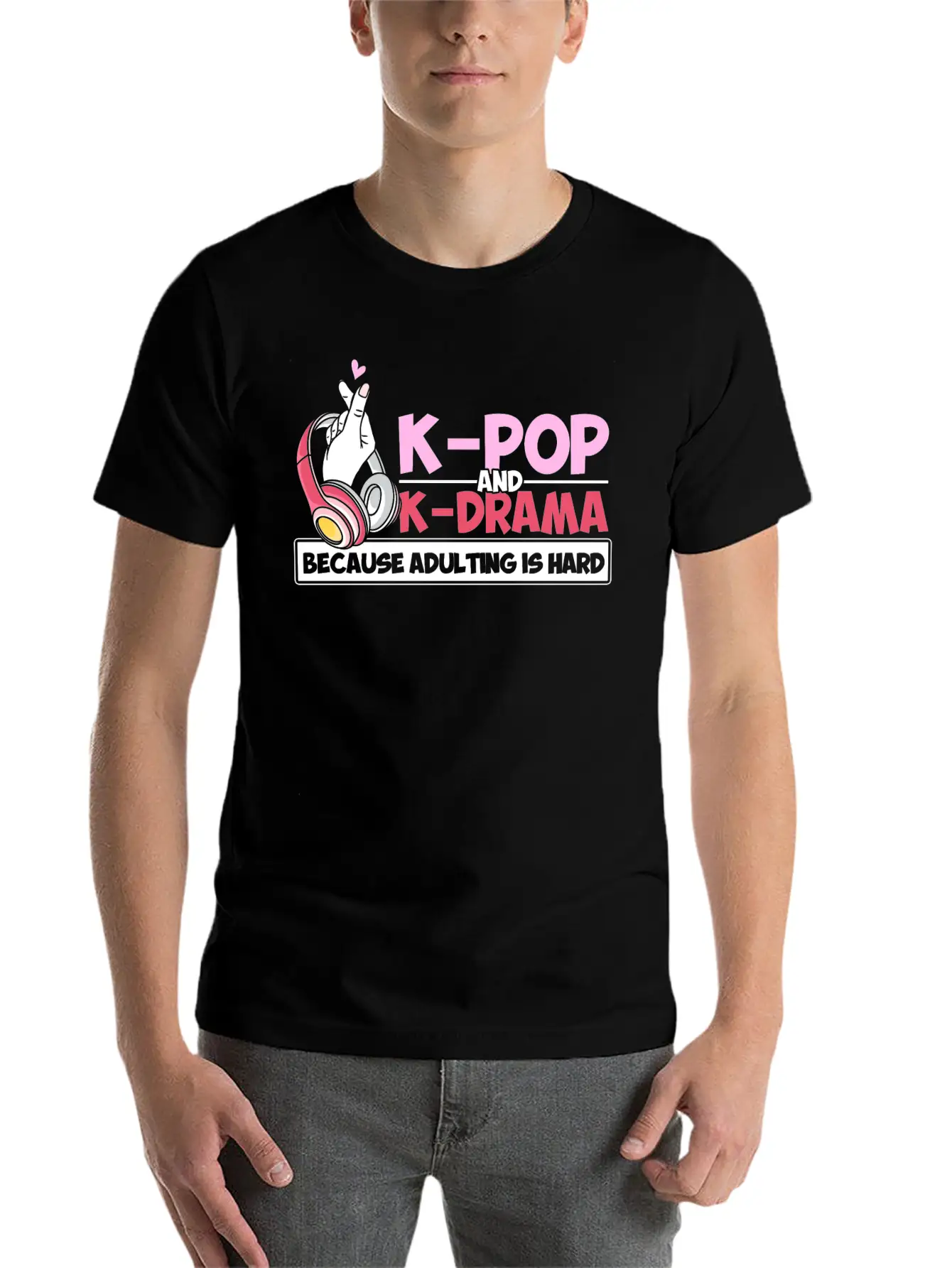 K-Pop Fan K-Pop Merch K-Pop Gift Casual Graphic T-Shirt – Simple And Comfortable Daily Wear