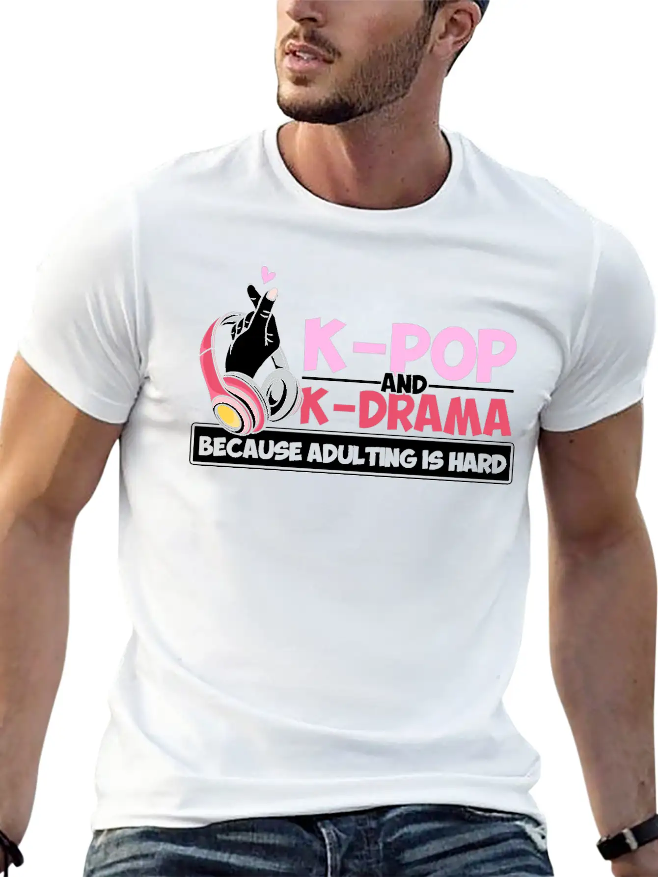 K-Pop Fan K-Pop Merch K-Pop Gift Casual Graphic T-Shirt – Simple And Comfortable Daily Wear