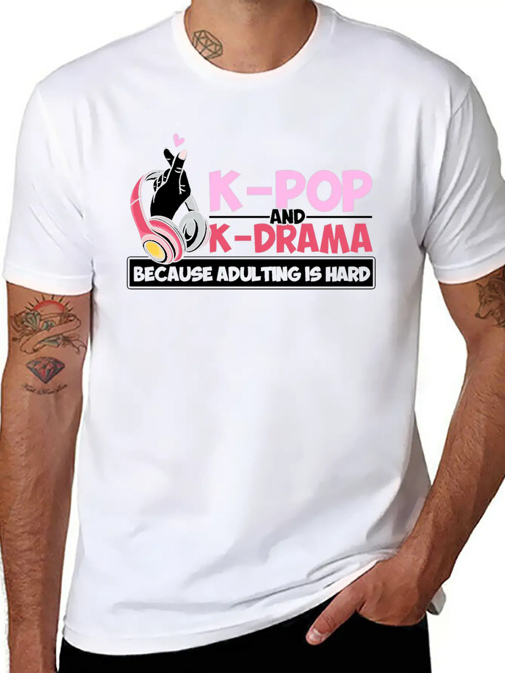 K-Pop Fan K-Pop Merch K-Pop Gift Casual Graphic T-Shirt – Simple And Comfortable Daily Wear