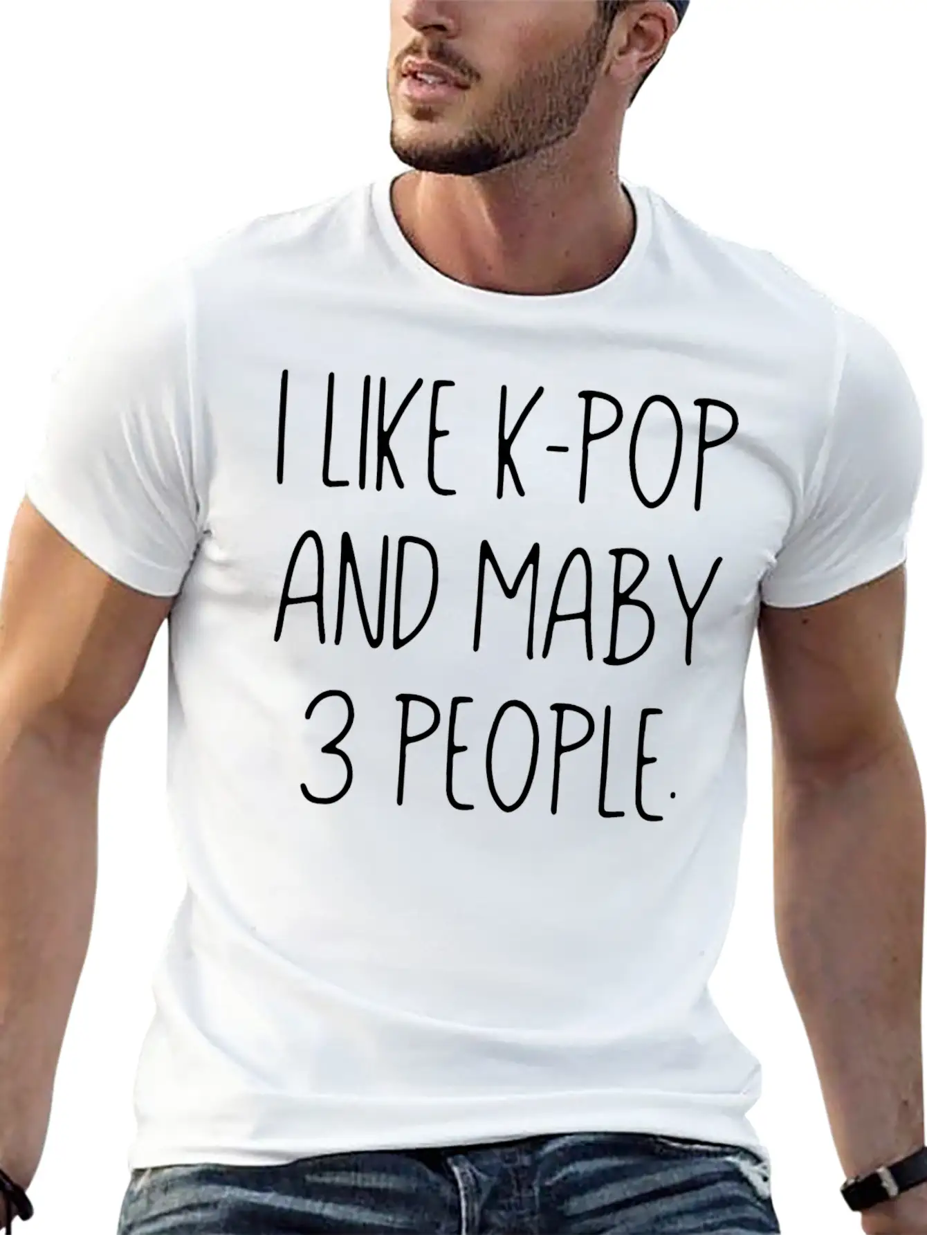 K - Pop Gift Music Saying Unisex Casual T-Shirt – Clean Design For Daily Comfort