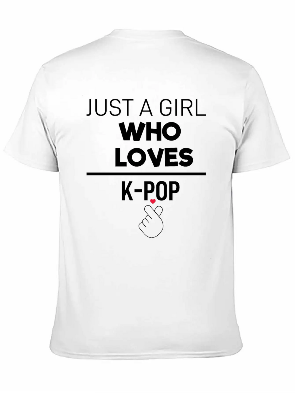 K-POP Girl Essential Cotton Tee For Daily Outfits – Unisex Style