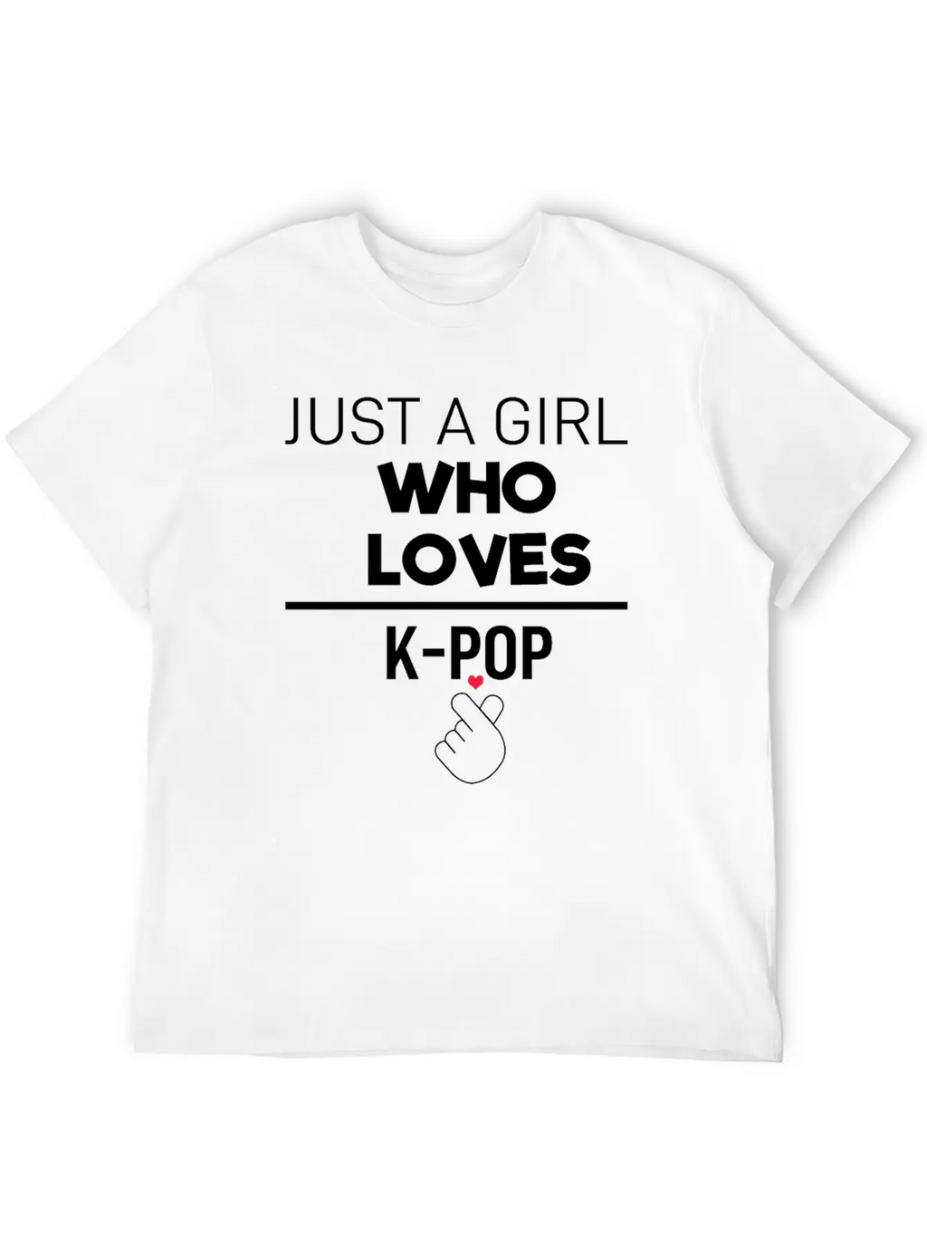 K-POP Girl Essential Cotton Tee For Daily Outfits – Unisex Style