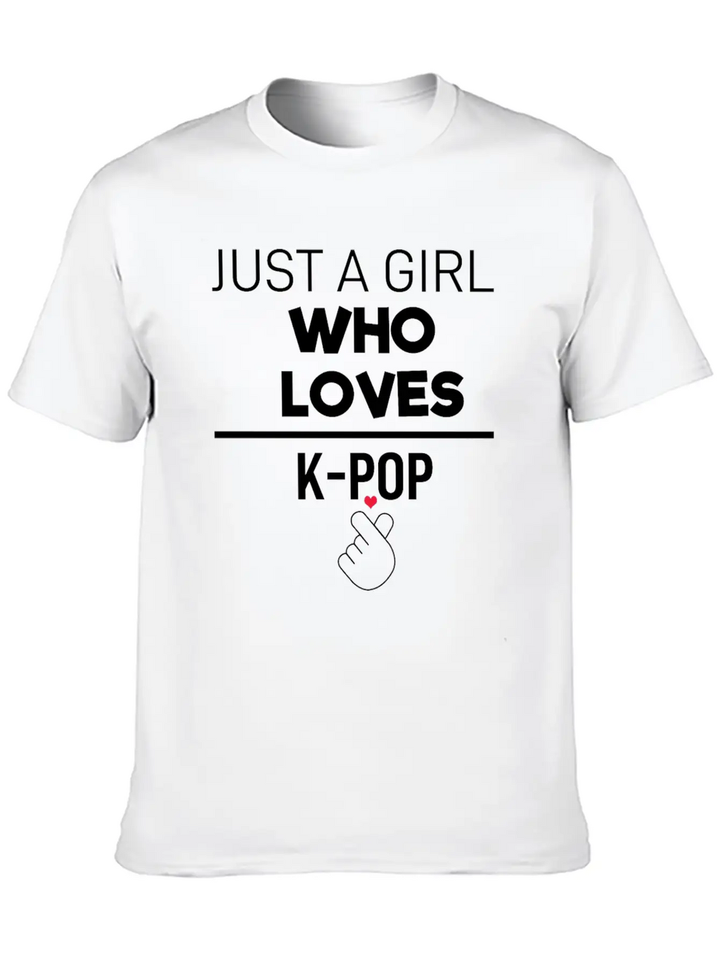 K-POP Girl Essential Cotton Tee For Daily Outfits – Unisex Style
