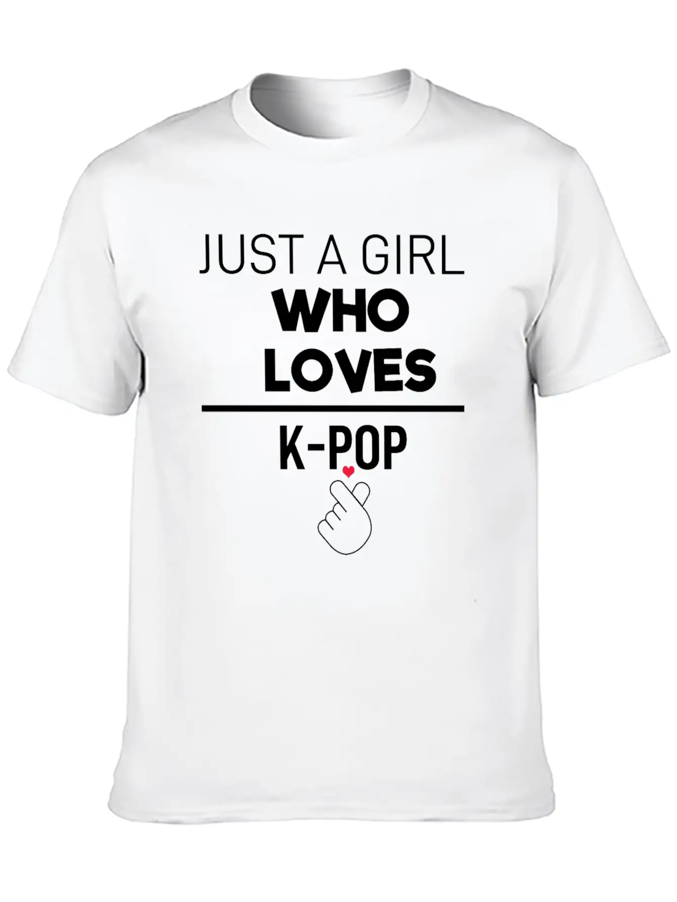 K-POP Girl Essential Cotton Tee For Daily Outfits – Unisex Style