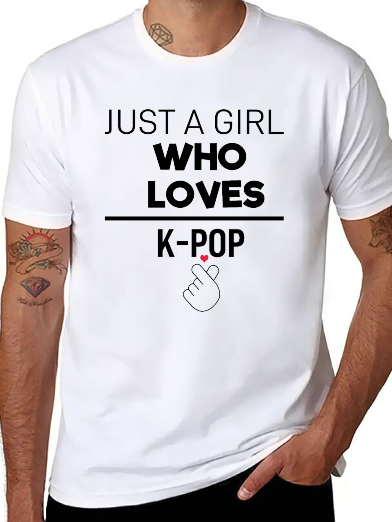 K-POP Girl Essential Cotton Tee For Daily Outfits – Unisex Style