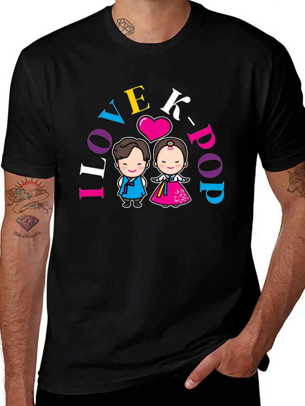 K-Pop K-drama Korean Music KPop Kdrama Gift Casual Graphic T-Shirt – Simple And Comfortable Daily Wear