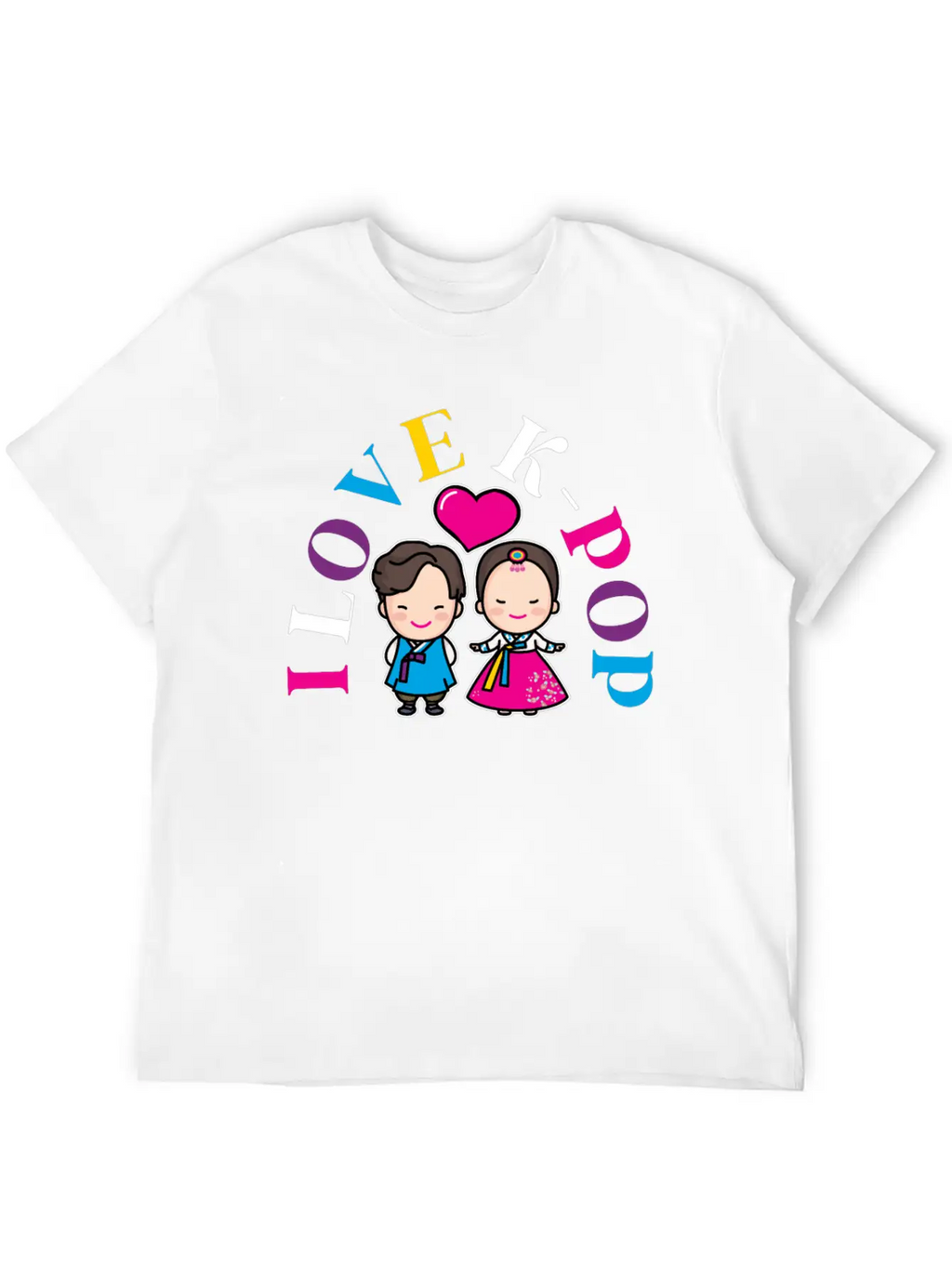 K-Pop K-drama Korean Music KPop Kdrama Gift Casual Graphic T-Shirt – Simple And Comfortable Daily Wear