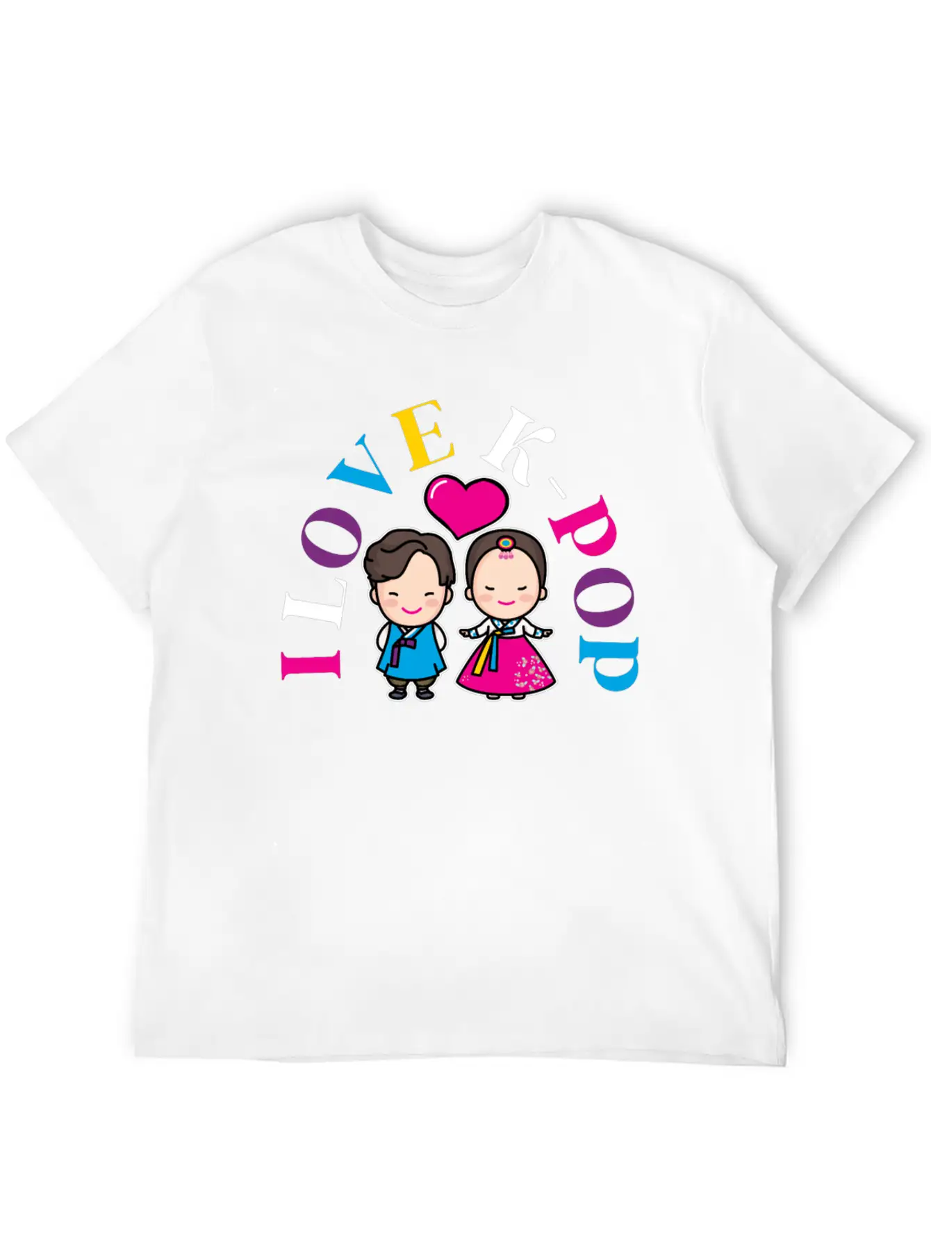 K-Pop K-drama Korean Music KPop Kdrama Gift Casual Graphic T-Shirt – Simple And Comfortable Daily Wear