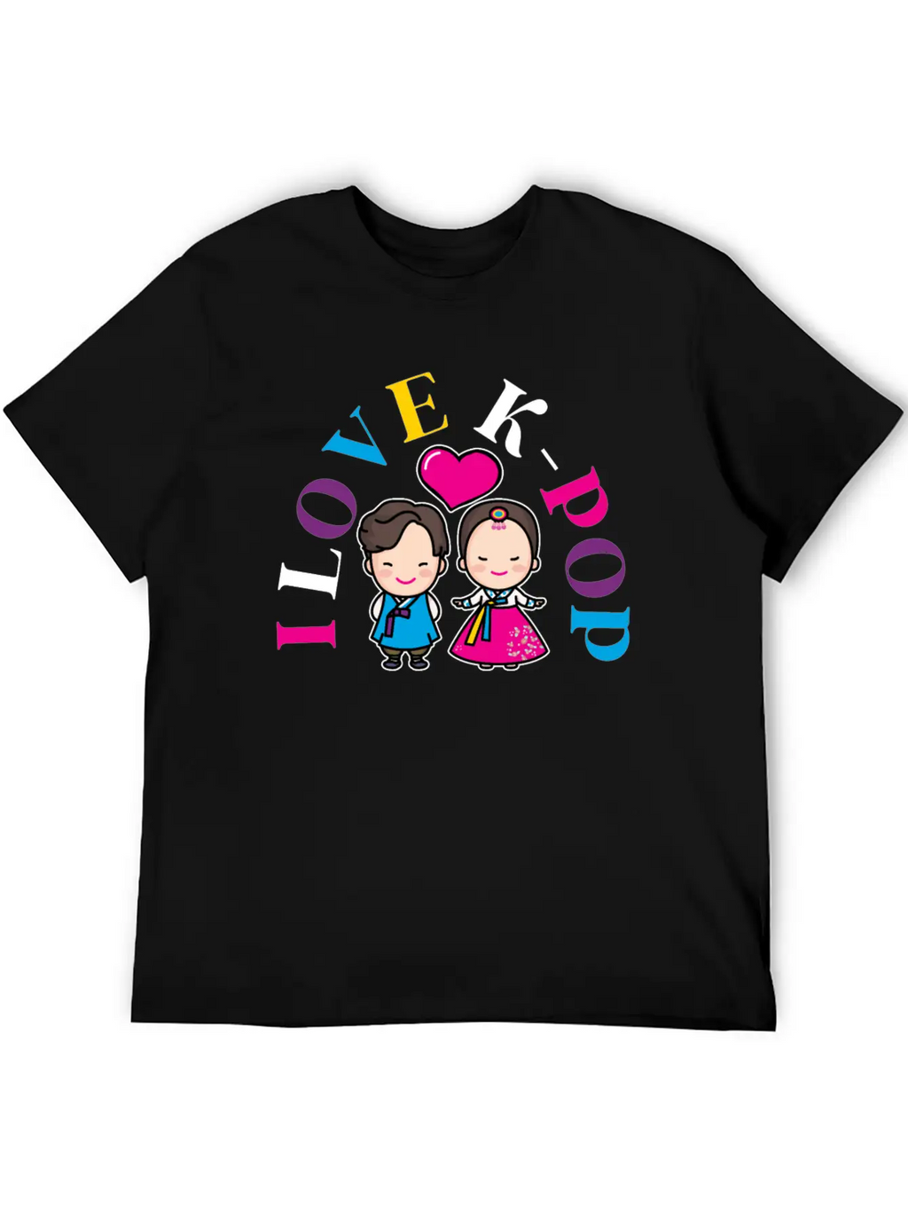 K-Pop K-drama Korean Music KPop Kdrama Gift Casual Graphic T-Shirt – Simple And Comfortable Daily Wear