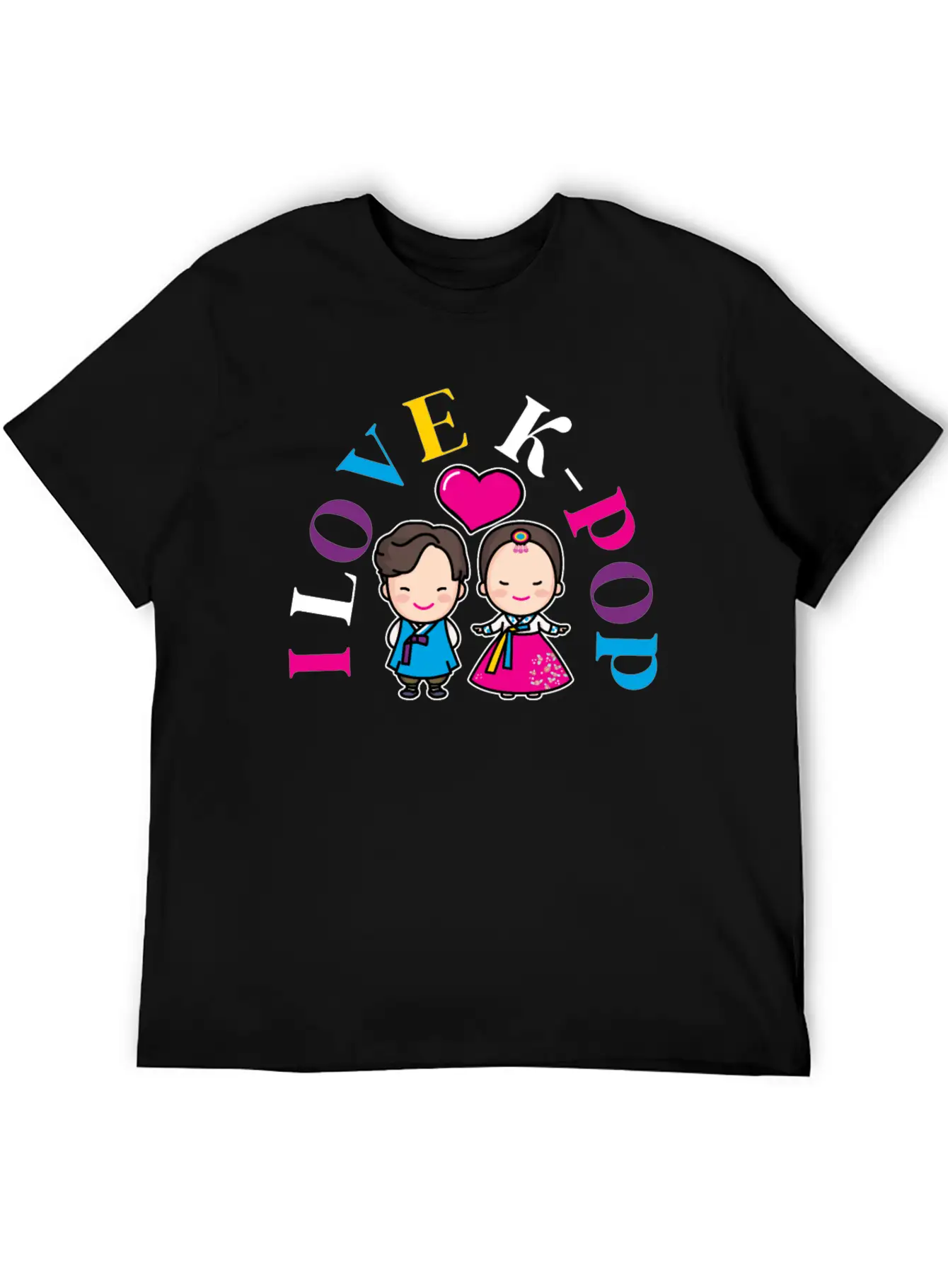 K-Pop K-drama Korean Music KPop Kdrama Gift Casual Graphic T-Shirt – Simple And Comfortable Daily Wear
