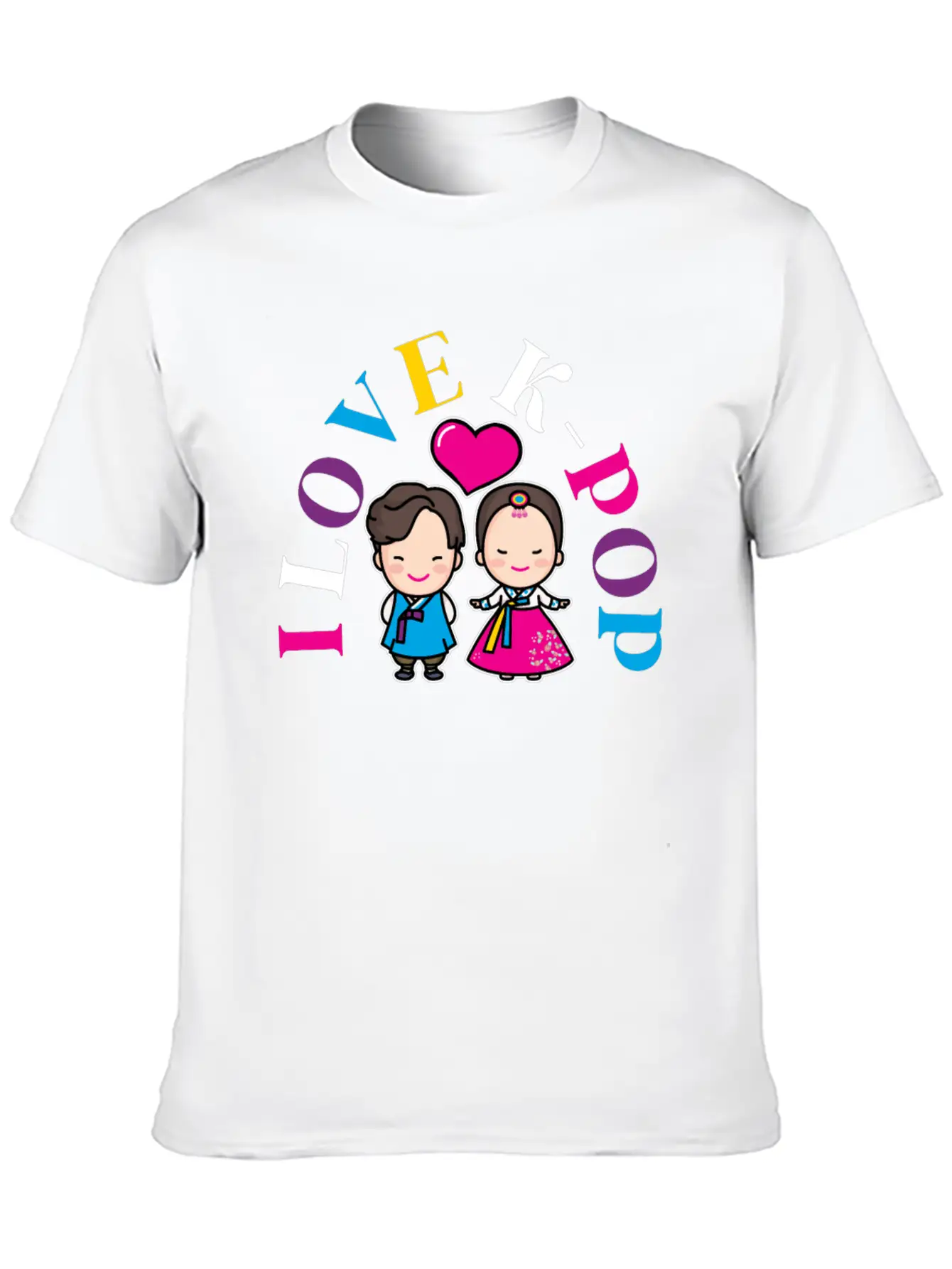 K-Pop K-drama Korean Music KPop Kdrama Gift Casual Graphic T-Shirt – Simple And Comfortable Daily Wear