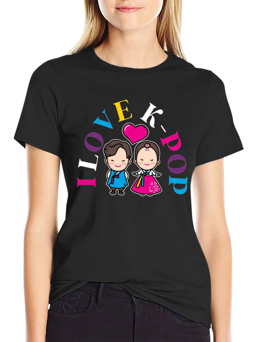 K-Pop K-drama Korean Music KPop Kdrama Gift Casual Graphic T-Shirt – Simple And Comfortable Daily Wear
