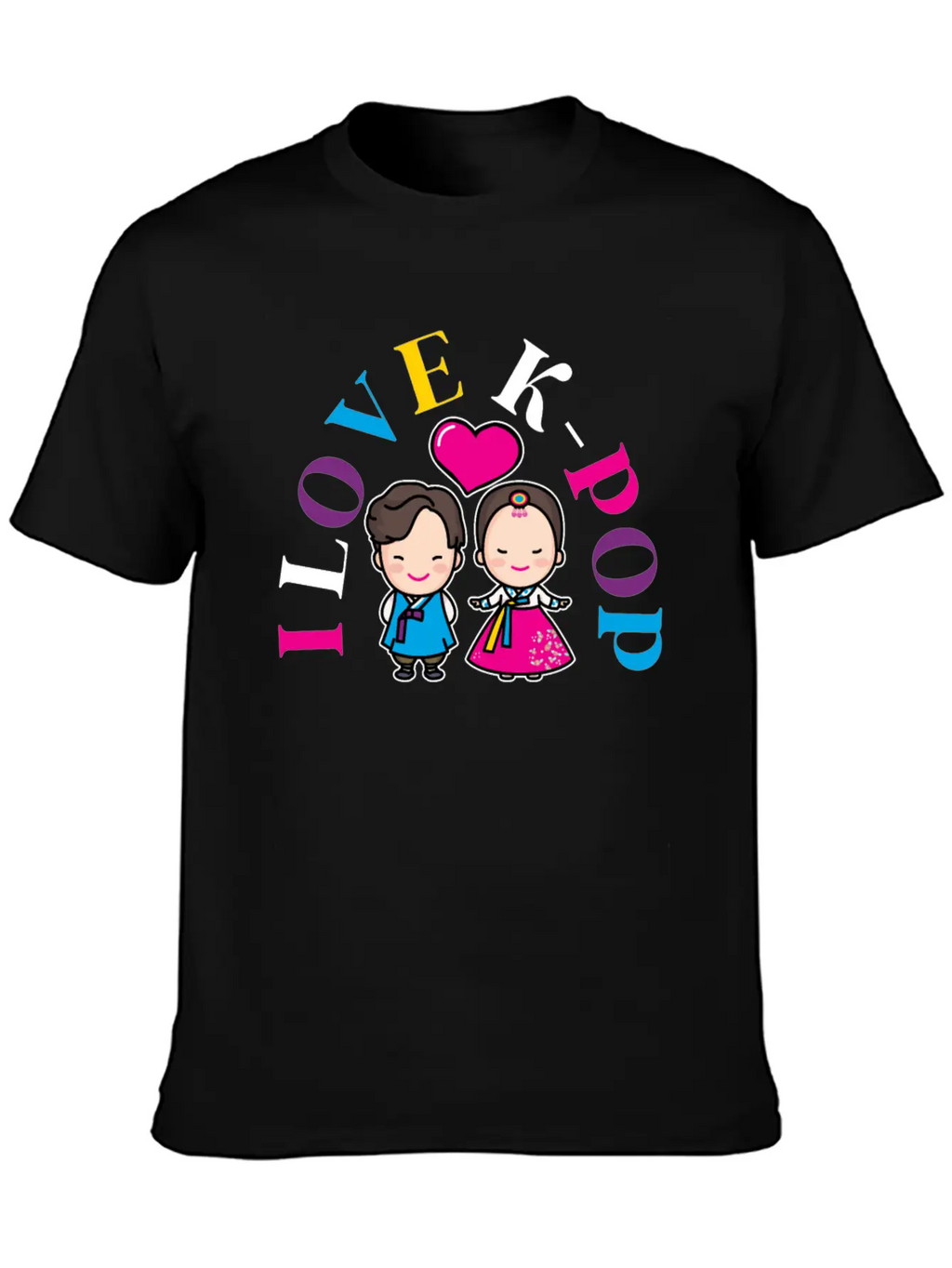K-Pop K-drama Korean Music KPop Kdrama Gift Casual Graphic T-Shirt – Simple And Comfortable Daily Wear